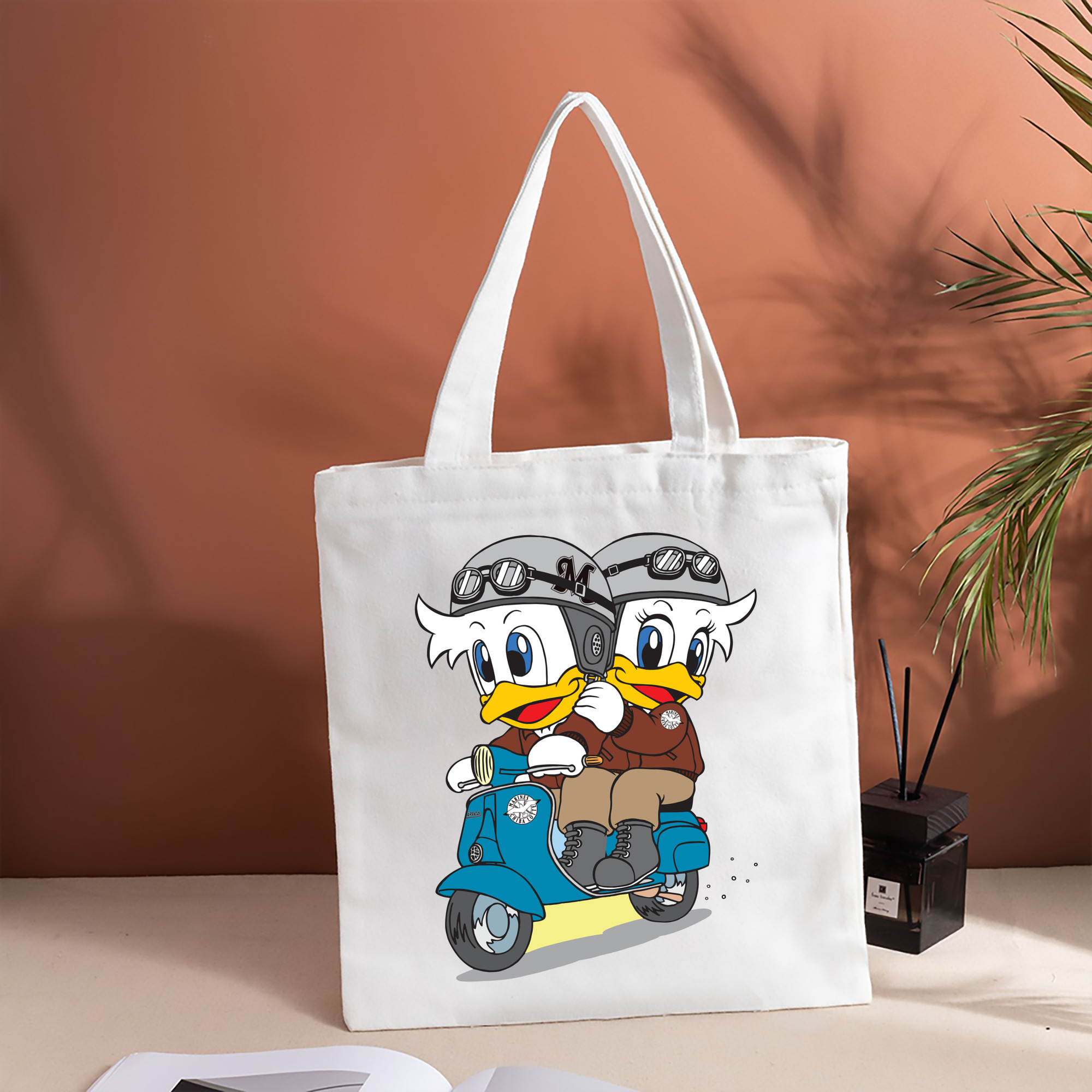 CHIBA LOTTE MARINES MASCOT MAR-KUN RINE-CHAN APPLICATION MOTORCYCLE Logo