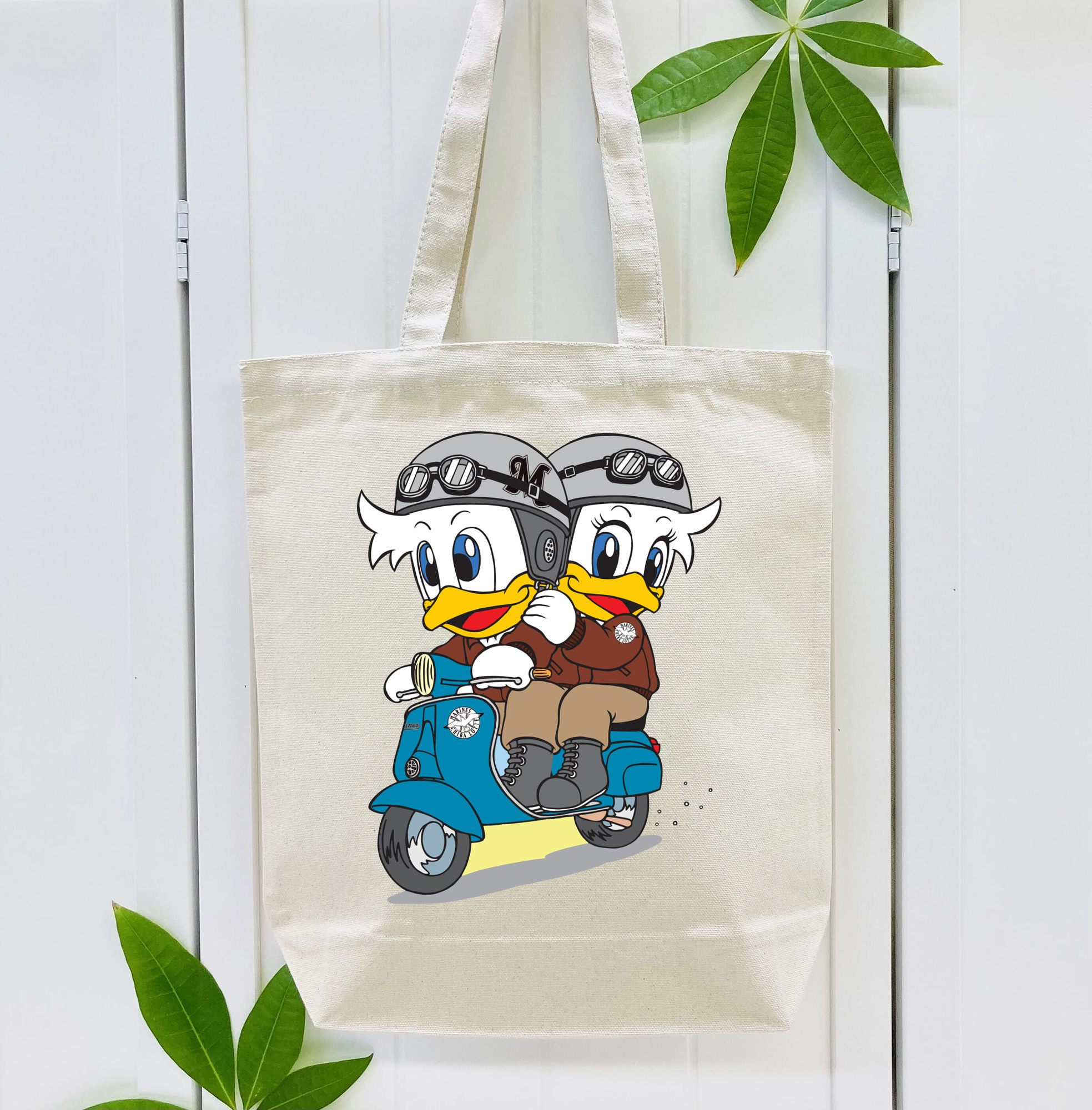 CHIBA LOTTE MARINES MASCOT MAR-KUN RINE-CHAN APPLICATION MOTORCYCLE Logo