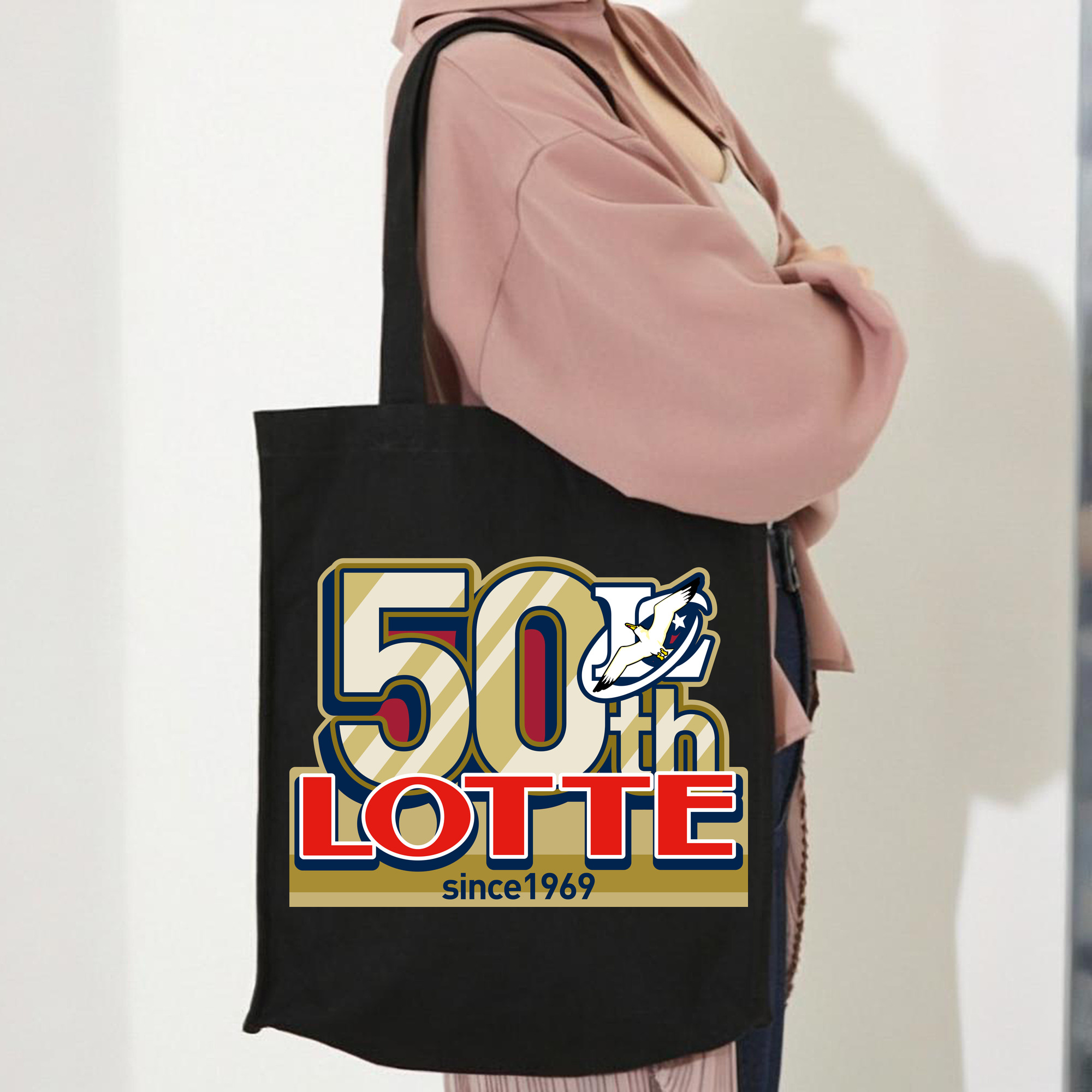 CHIBA LOTTE MARINES LOTTE 50TH SINCE 1969 ORIGINAL EMBLEM Logo