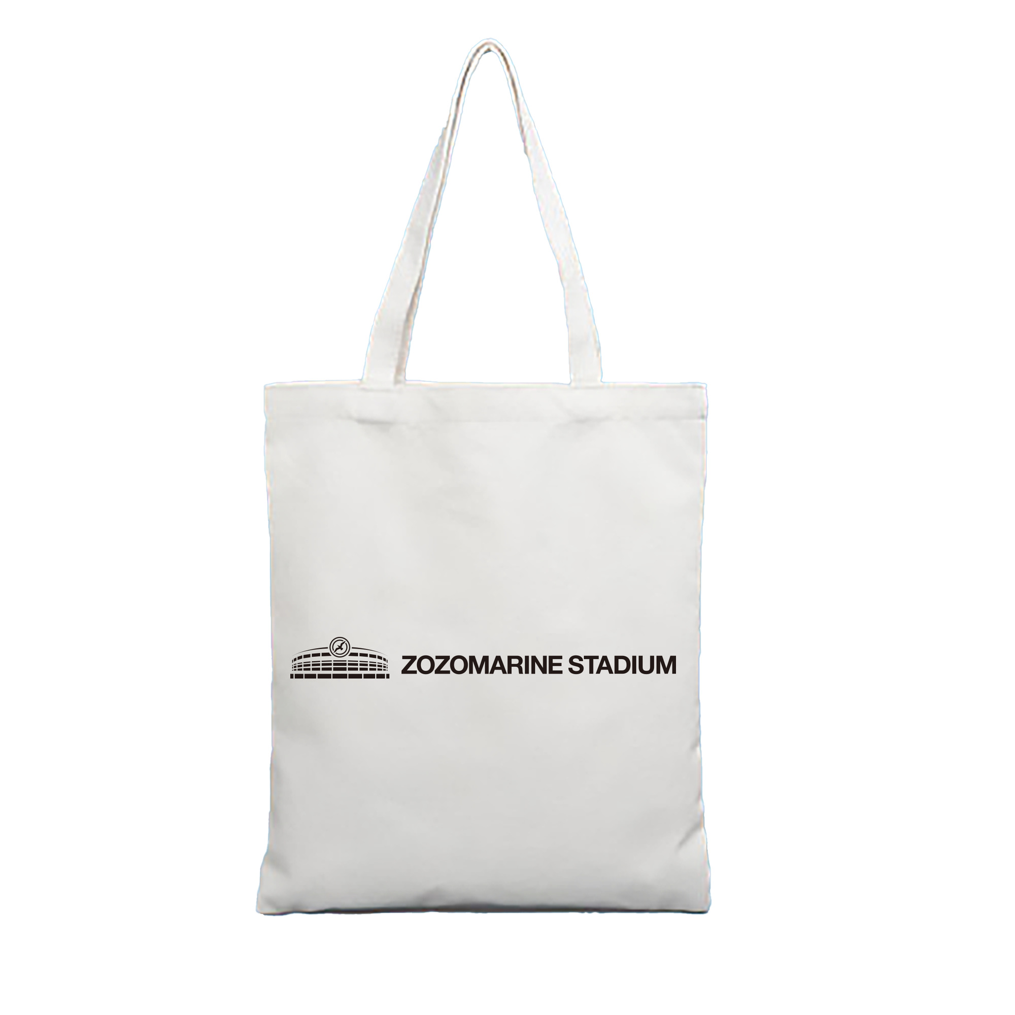 ZOZO MARINE STADIUM Logo - 縦型キャンバス手提げバッグ（トートバッグ） ・ キャンバス素材 ・ ショッピング用 ・ 軽量 丈夫 お手入れ簡単