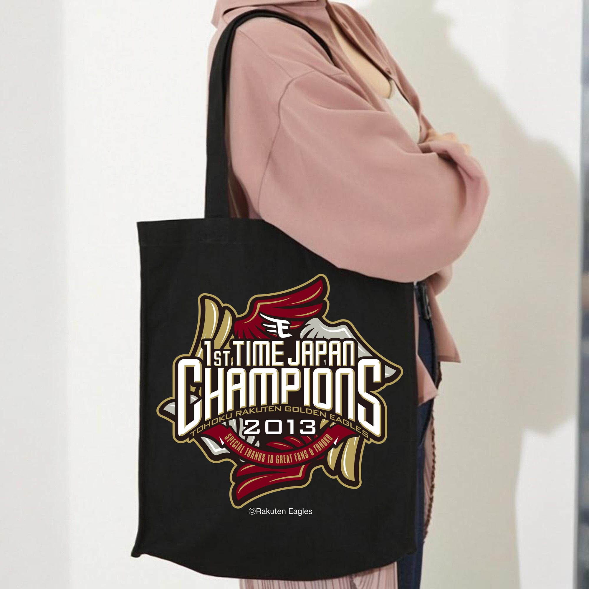 TOHOKU RAKUTEN GOLDEN EAGLES 1st TIME CHAMPIONS Logo