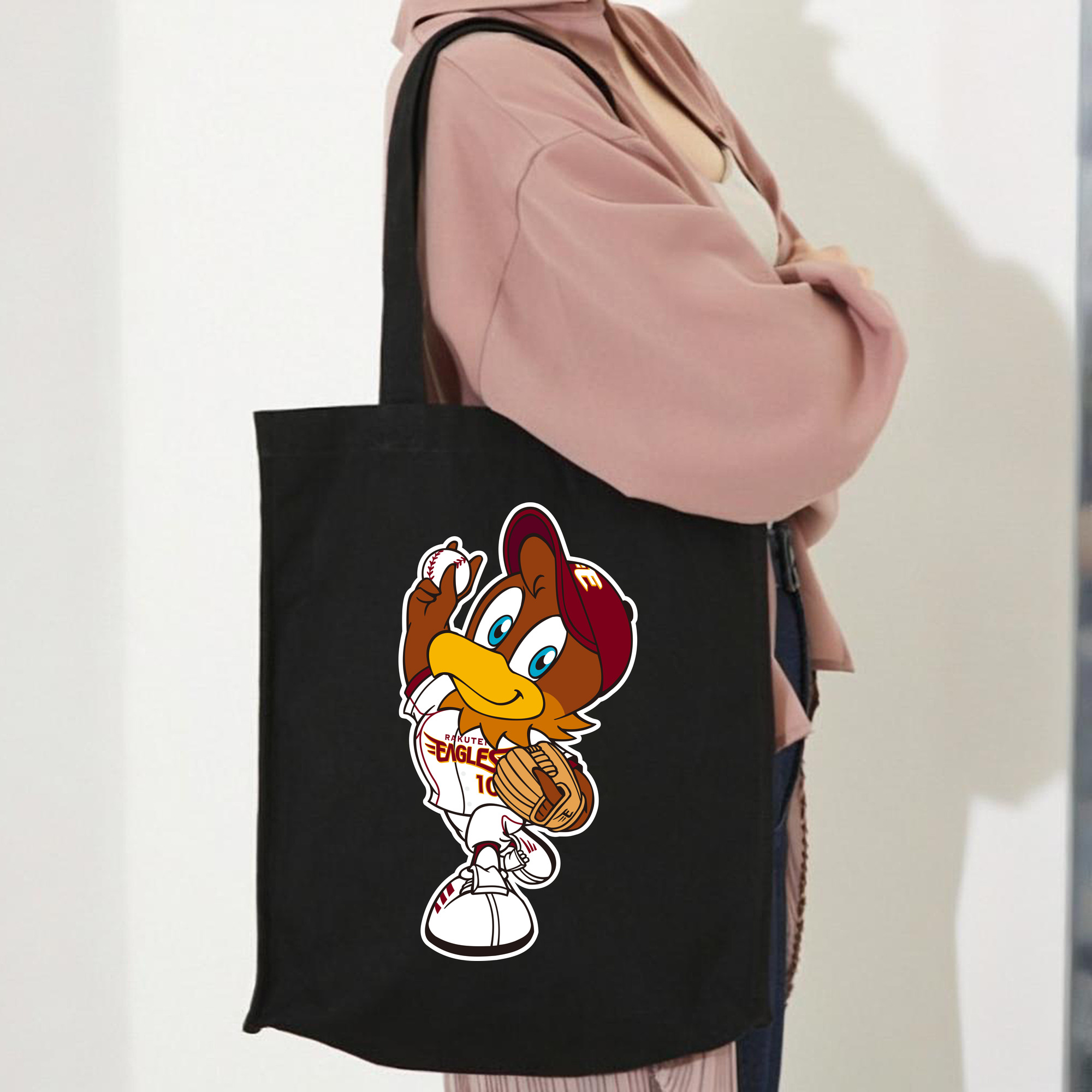 TOHOKU RAKUTEN GOLDEN EAGLES MASCOT CLUTCH PITCHING Logo