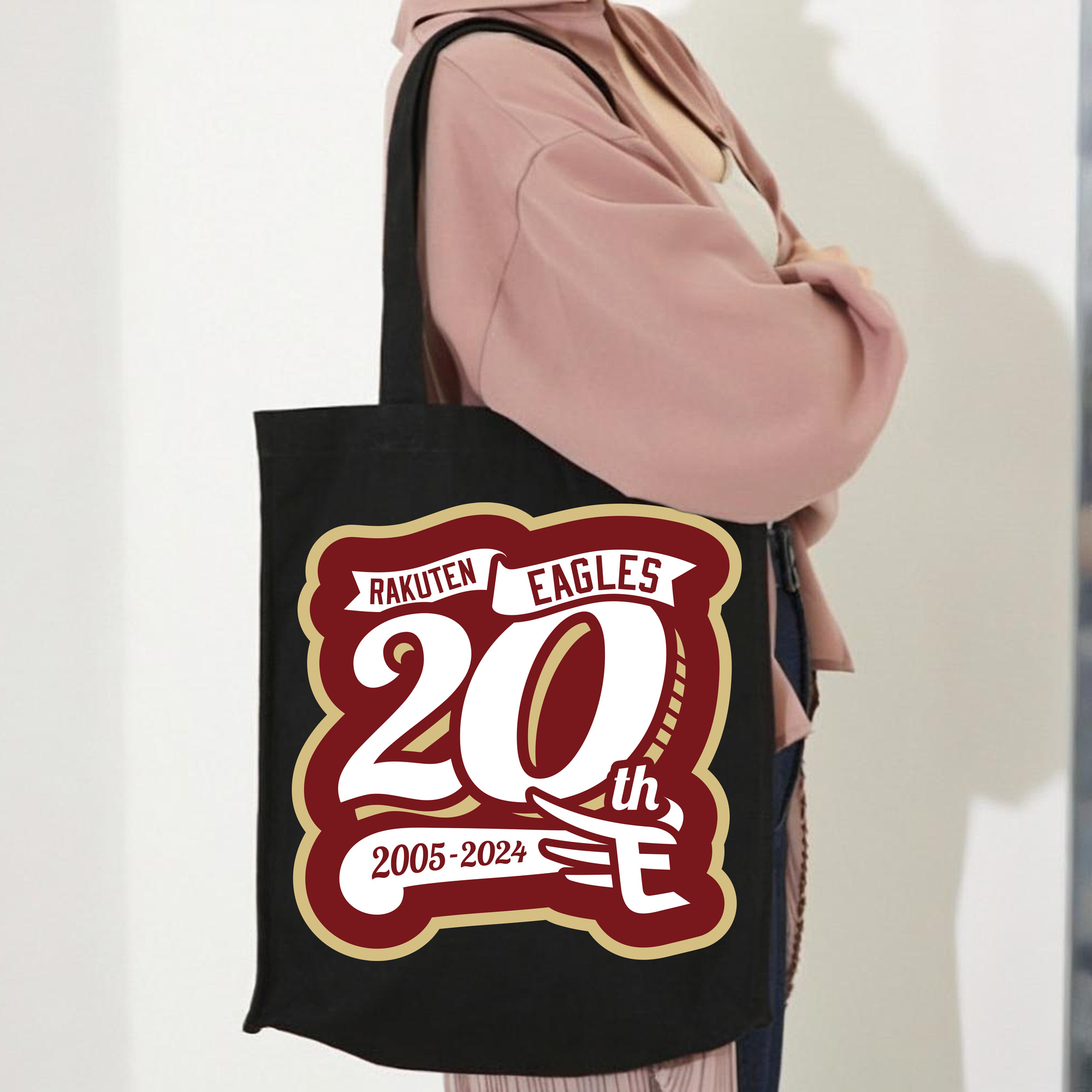 TOHOKU RAKUTEN GOLDEN EAGLES 20TH ANNIVERSARY EMBLEM ORIGINAL Logo