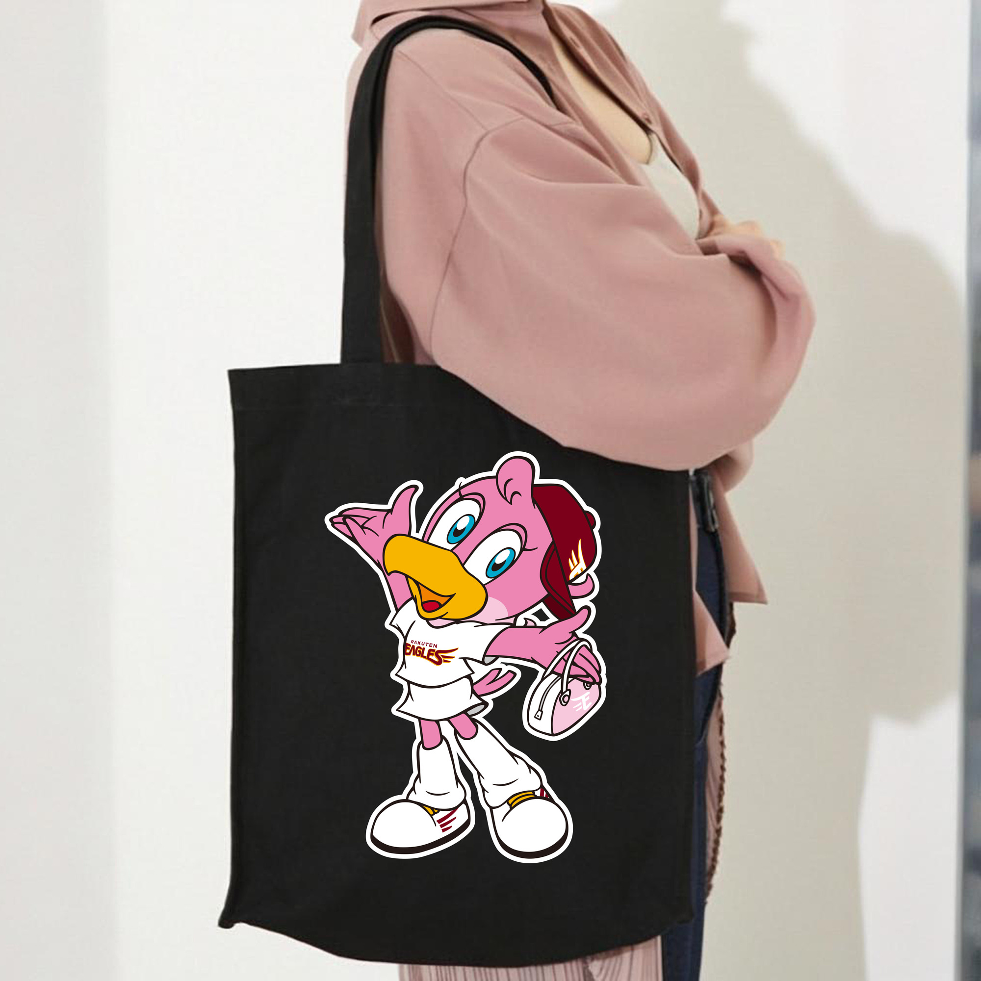 TOHOKU RAKUTEN GOLDEN EAGLES MASCOT CLUTCHENA APPLICATION Logo