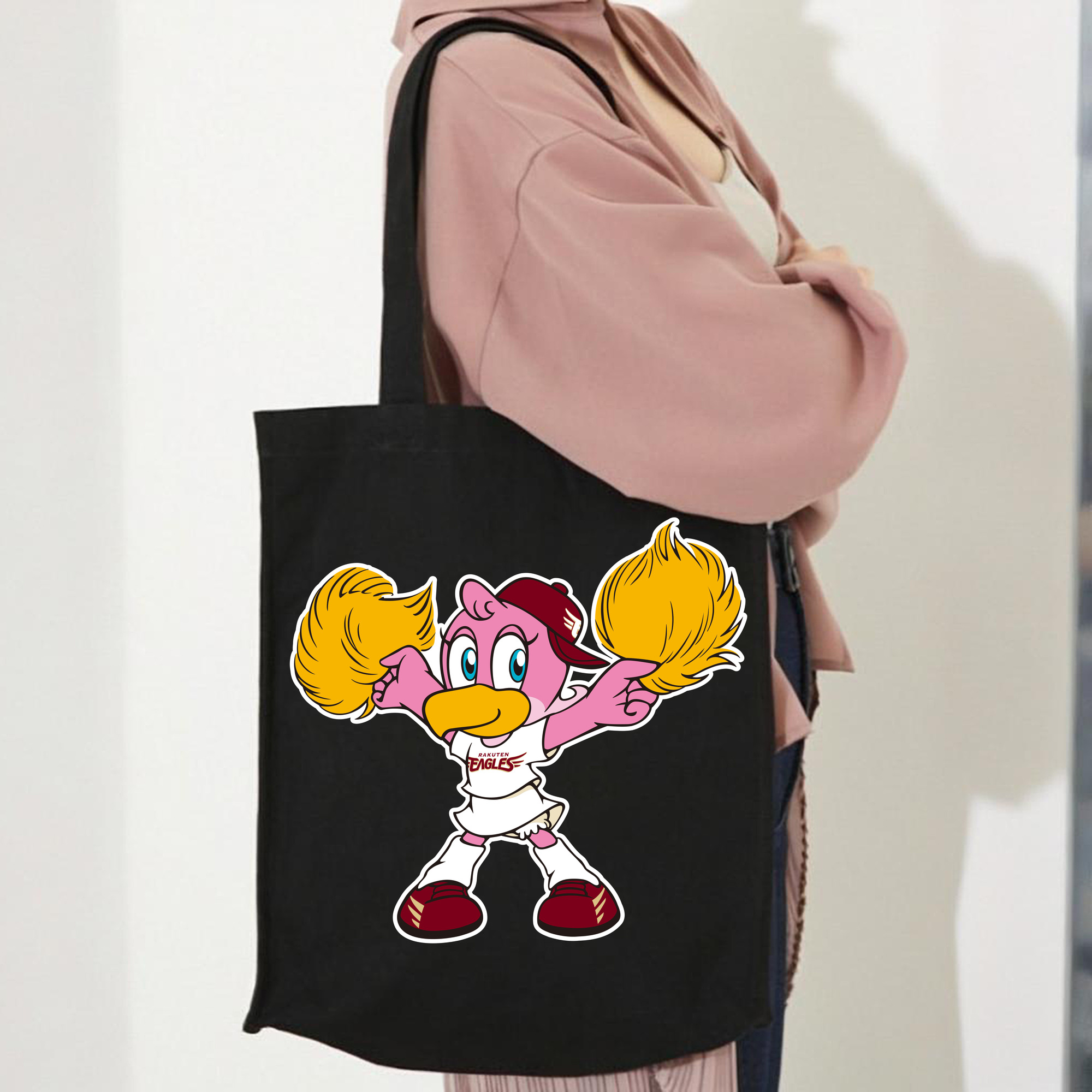 TOHOKU RAKUTEN GOLDEN EAGLES MASCOT CLUTCHENA 2020 UNIFORM ORIGINAL APPLICATION BACKGROUND Logo