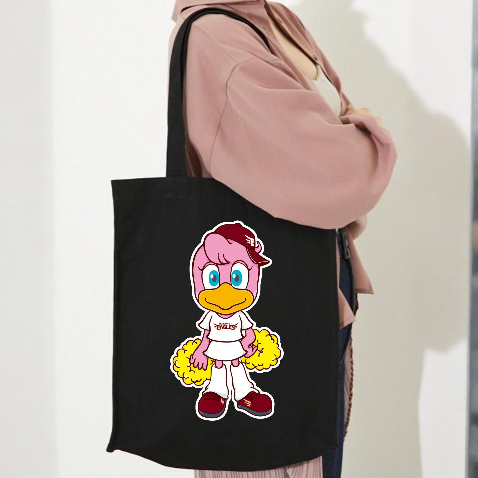 TOHOKU RAKUTEN GOLDEN EAGLES MASCOT CLUTCHENA 2024 ORIGINAL Logo