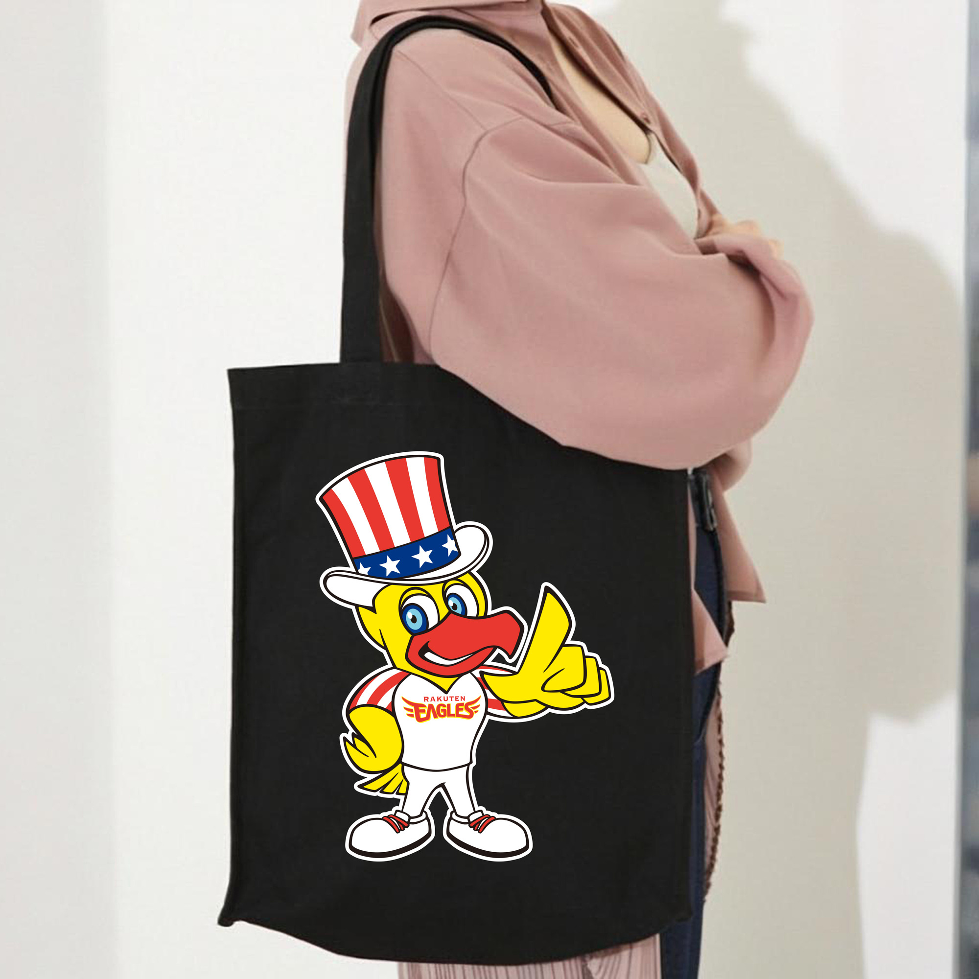 TOHOKU RAKUTEN GOLDEN EAGLES MASCOT SWITCH APPLICATION THE STARS AND STRIPES HAT Logo