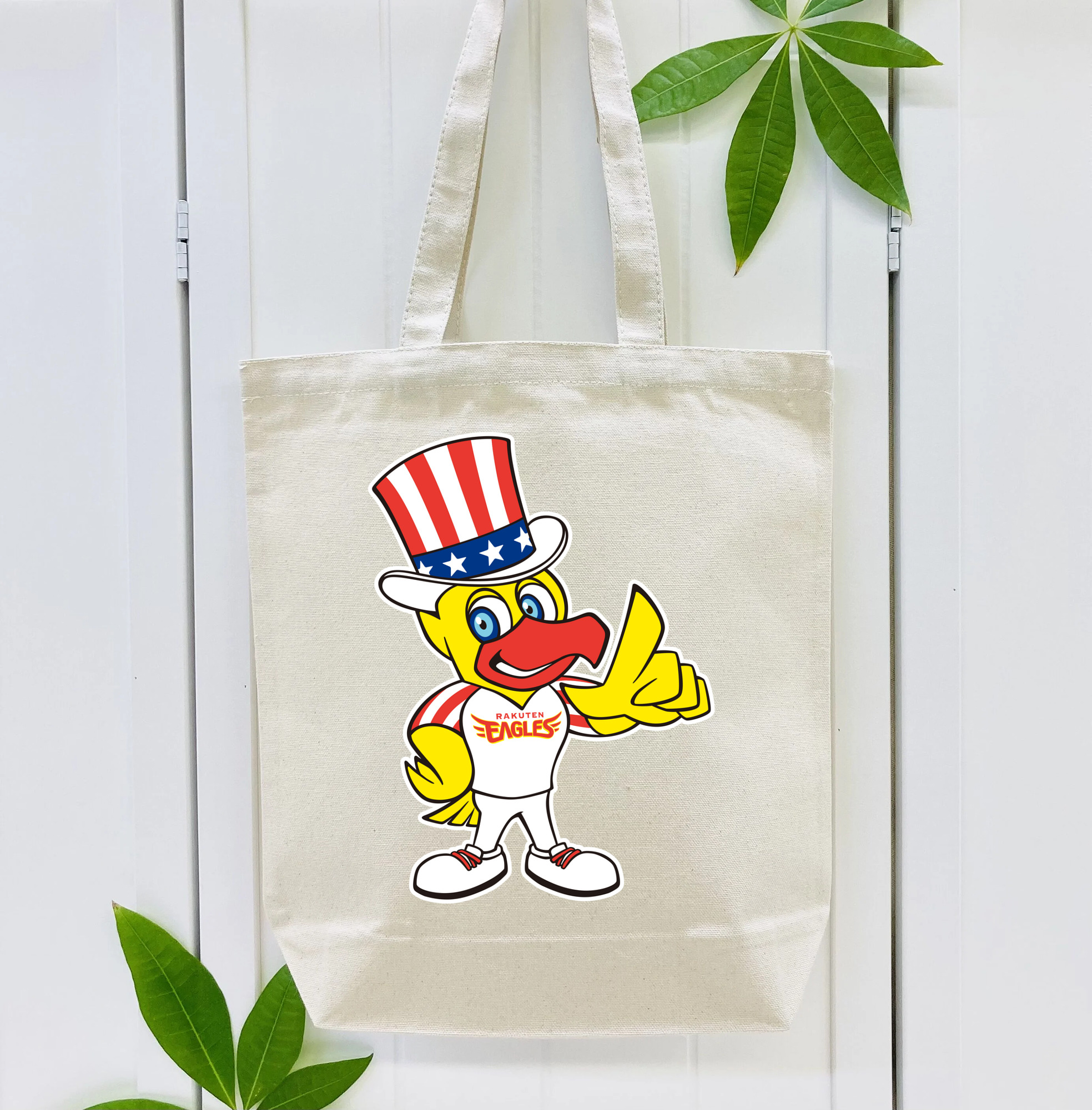 TOHOKU RAKUTEN GOLDEN EAGLES MASCOT SWITCH APPLICATION THE STARS AND STRIPES HAT Logo