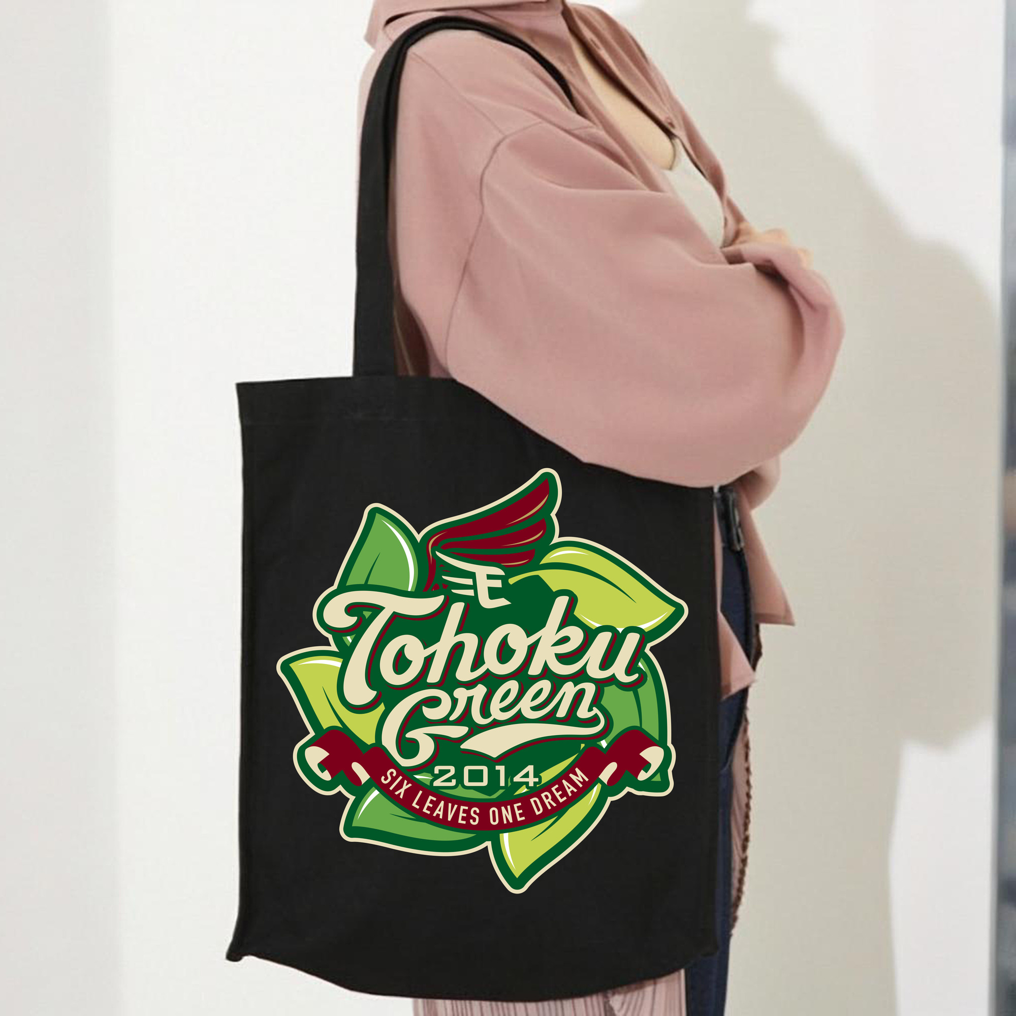 TOHOKU RAKUTEN GOLDEN EAGLES TOHOKU GREEN 2014 EMBLEM Logo