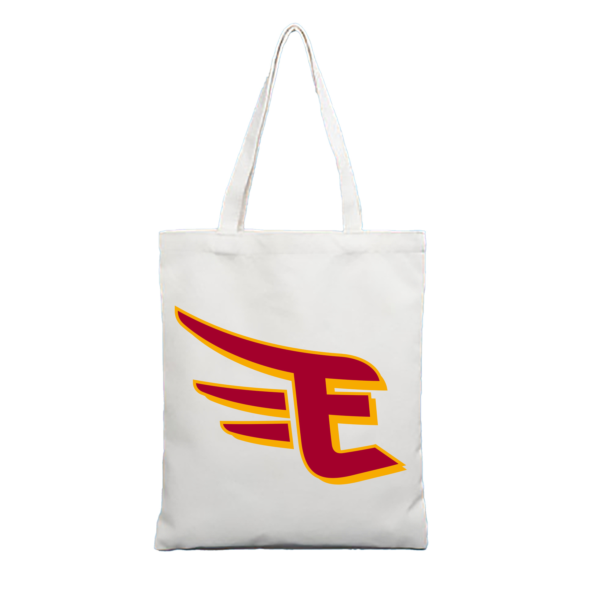 TOHOKU RAKUTEN GOLDEN EAGLES SYMBOL Logo - 縦型キャンバス手提げバッグ（トートバッグ） ・ キャンバス素材 ・ ショッピング用 ・ 軽量 丈夫 お手入れ簡単