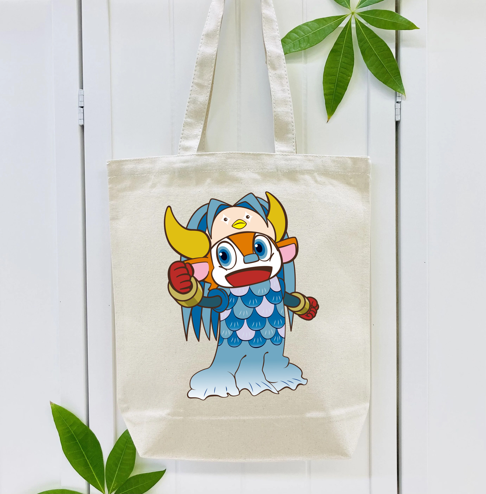 ORIX BUFFALOES MASCOT BUFFALO BULL APPLICATION FISH CLOTHES Logo