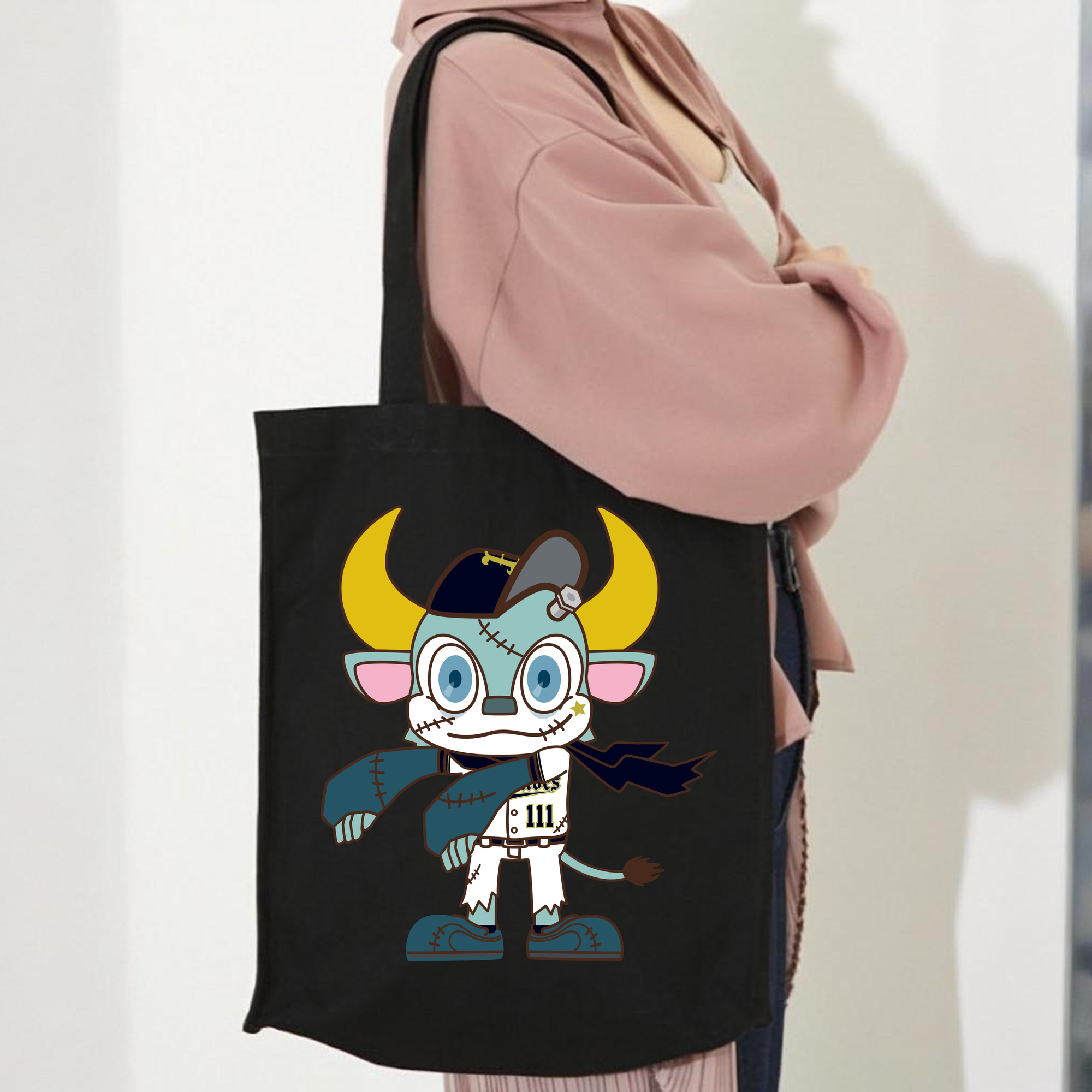 ORIX BUFFALOES MASCOT BUFFALO BULL APPLICATION HALLOWEEN Logo