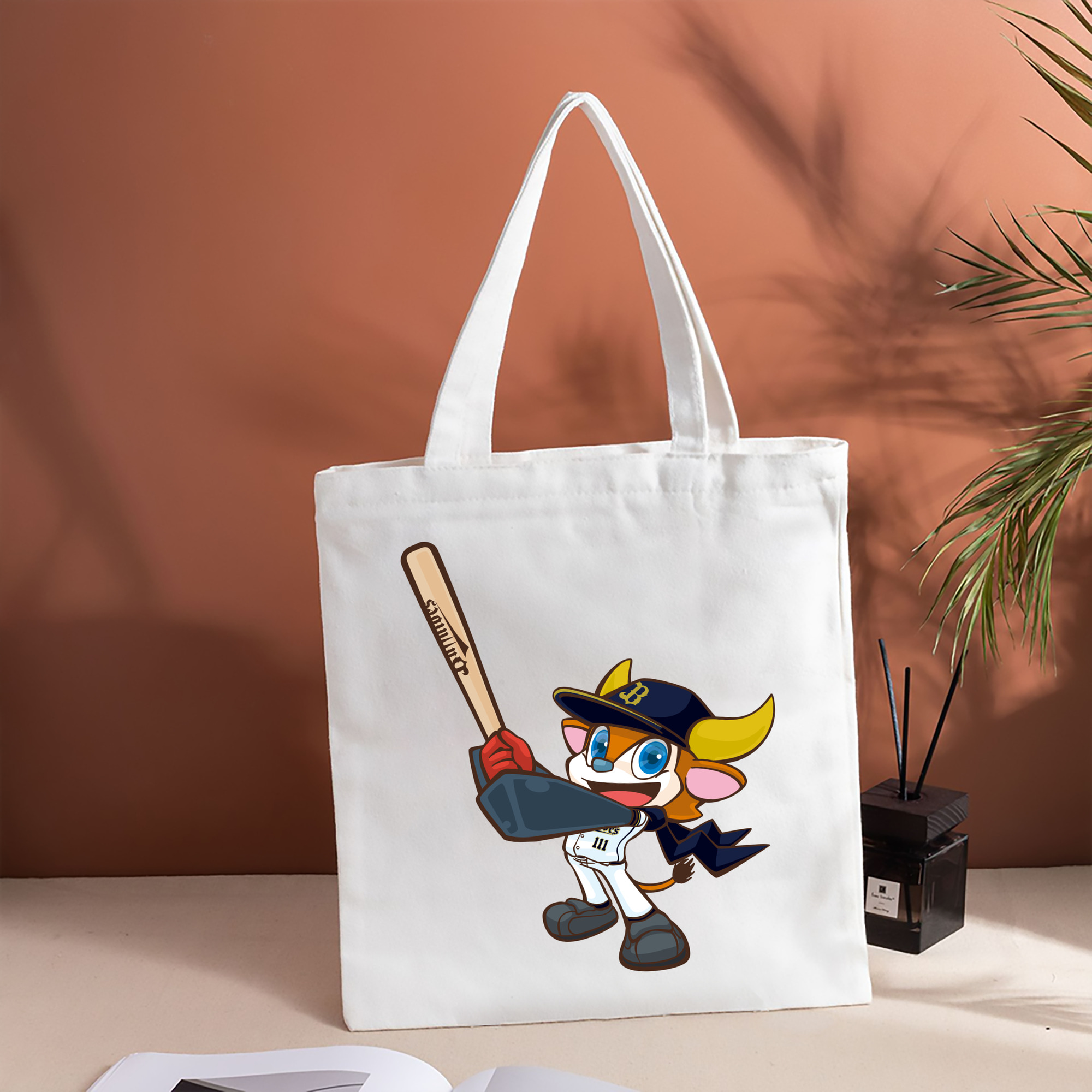 ORIX BUFFALOES MASCOT BUFFALO BULL APPLICATION BAT SYMBOL 2019 Color Logo