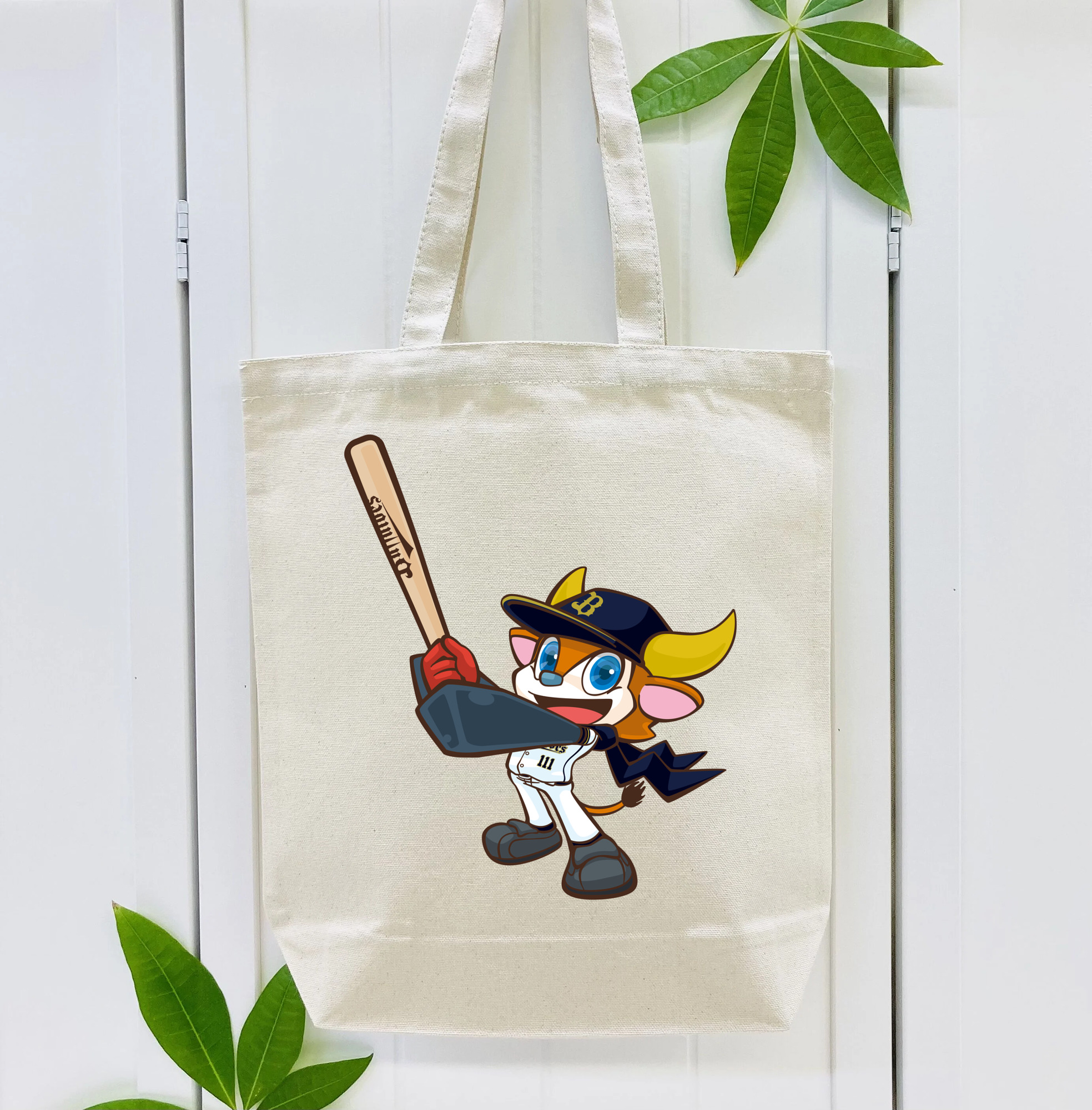 ORIX BUFFALOES MASCOT BUFFALO BULL APPLICATION BAT SYMBOL 2019 Color Logo