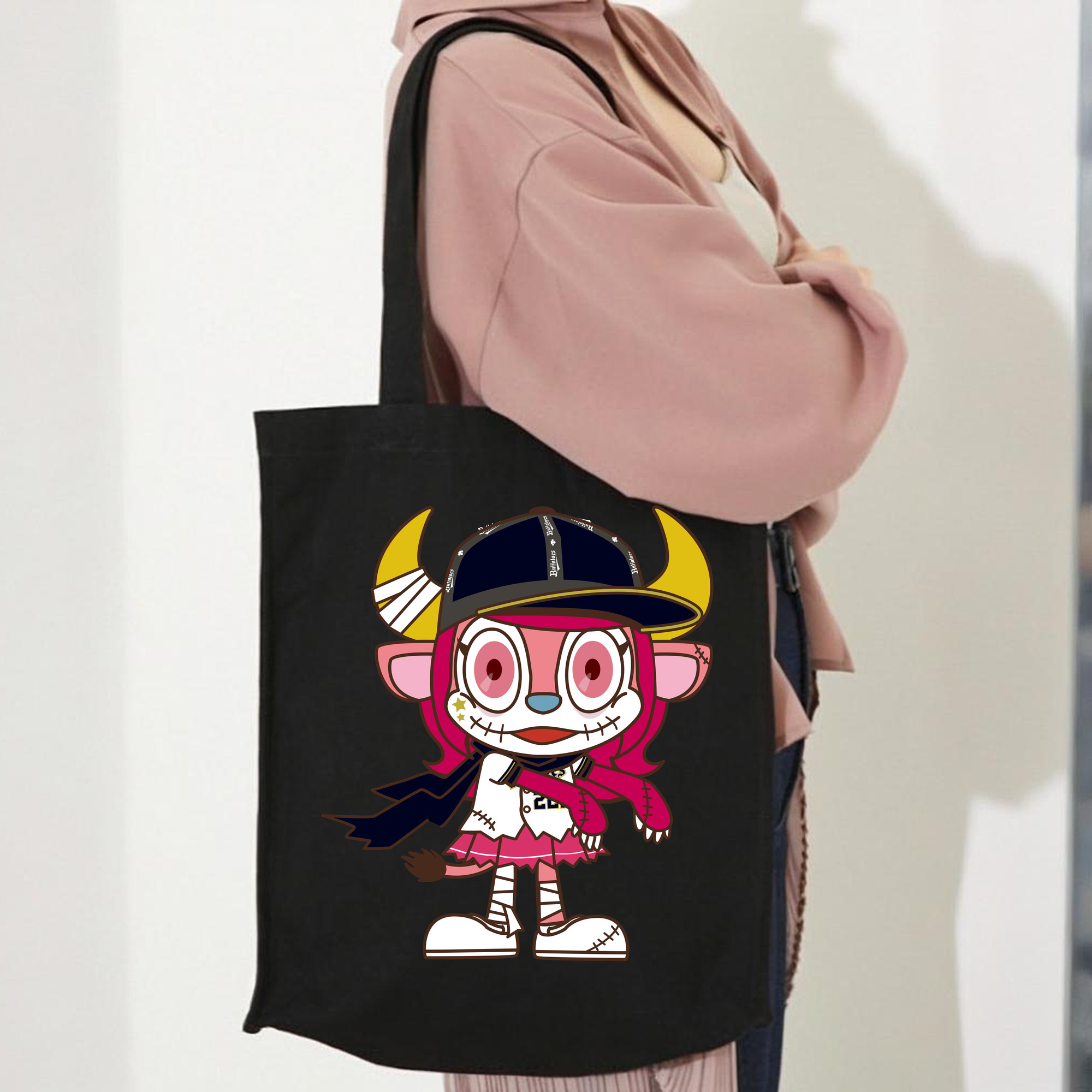 ORIX BUFFALOES MASCOT BUFFALO BELL APPLICATION HALLOWEEN Logo