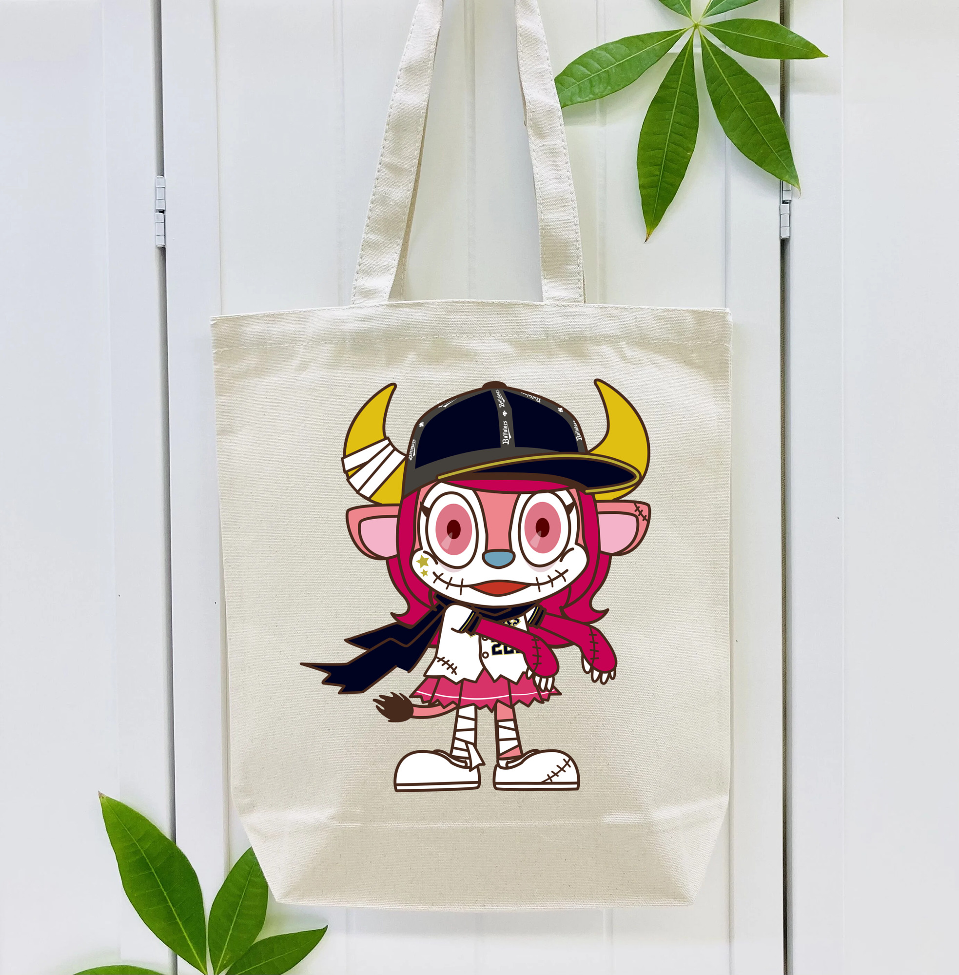 ORIX BUFFALOES MASCOT BUFFALO BELL APPLICATION HALLOWEEN Logo