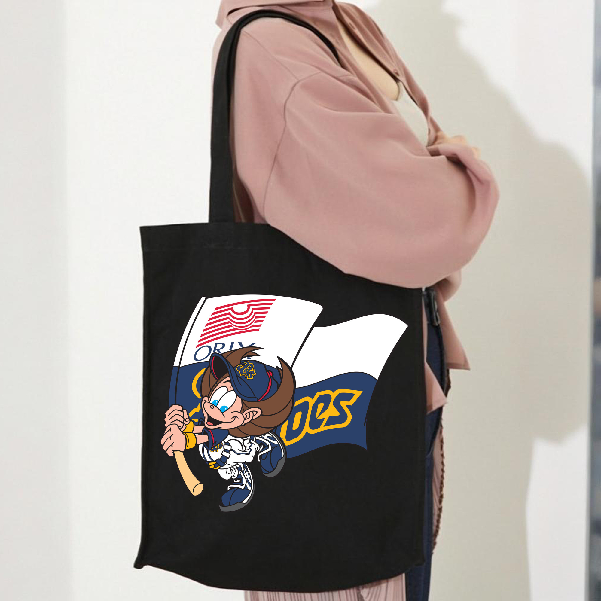 ORIX BUFFALOES MASCOT NEPPIE APPLICATION BATTING Logo