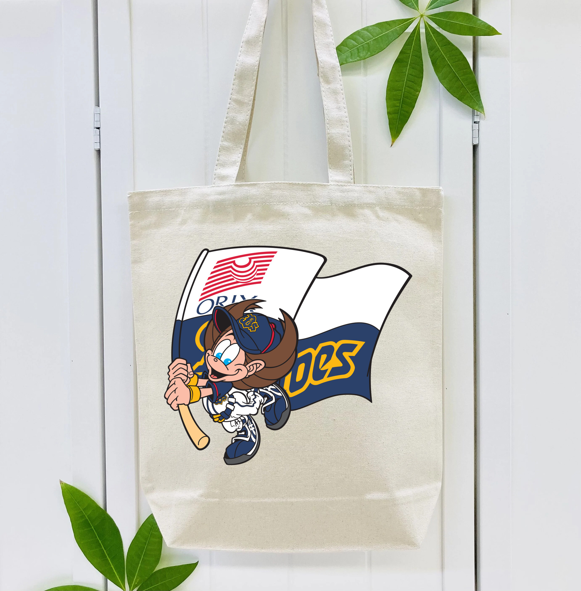 ORIX BUFFALOES MASCOT NEPPIE APPLICATION BATTING Logo