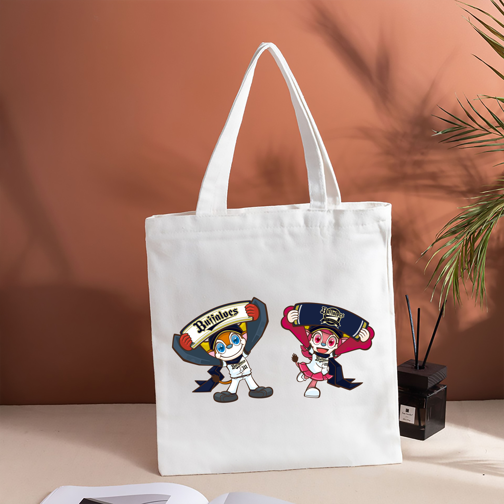 ORIX BUFFALOES MASCOT BUFFALO BULL BUFFALO BELL APPLICATION TOWEL Logo