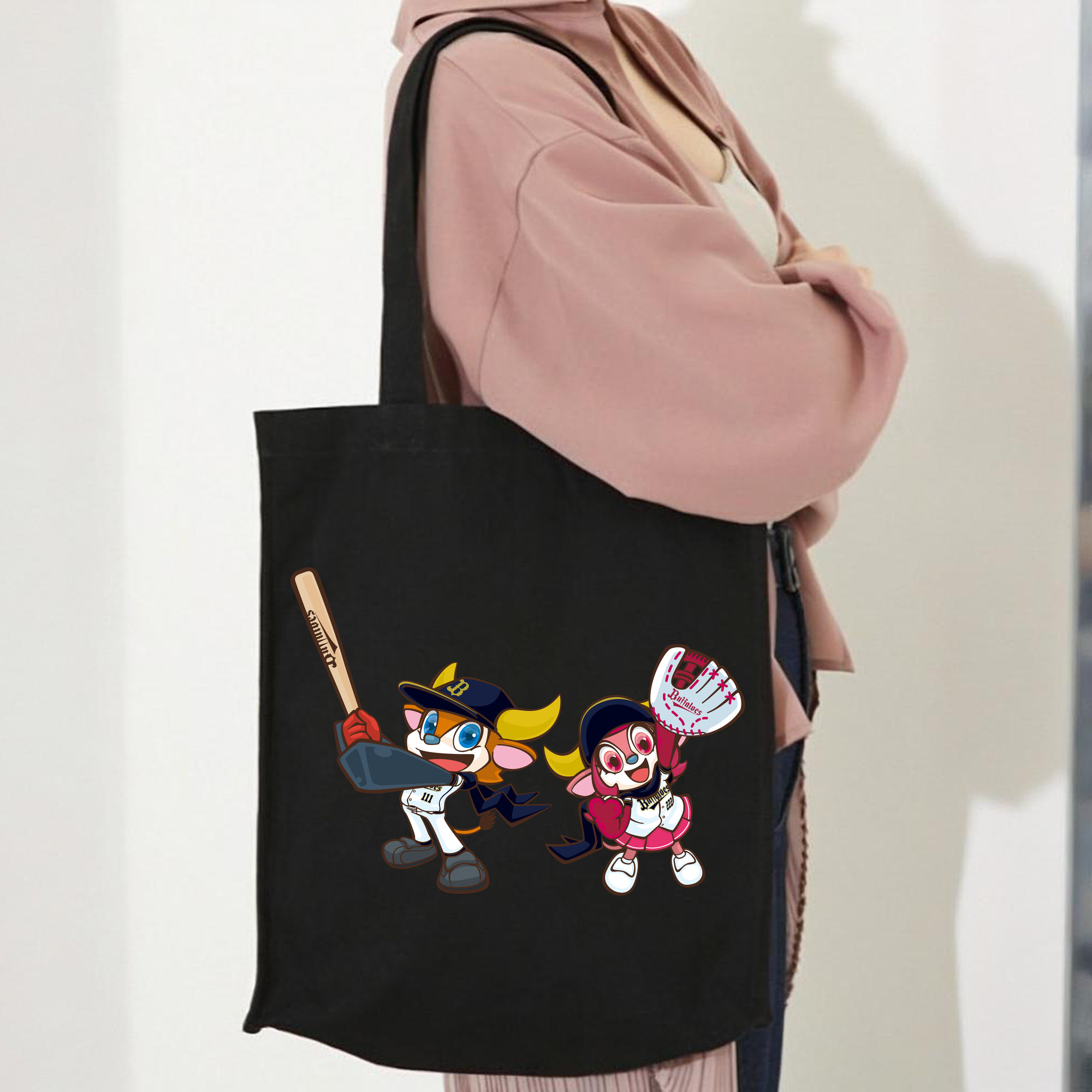 ORIX BUFFALOES MASCOT BUFFALO BULL BUFFALO BELL BAT GLOVE APPLICATION SYMBOL 2019 Logo