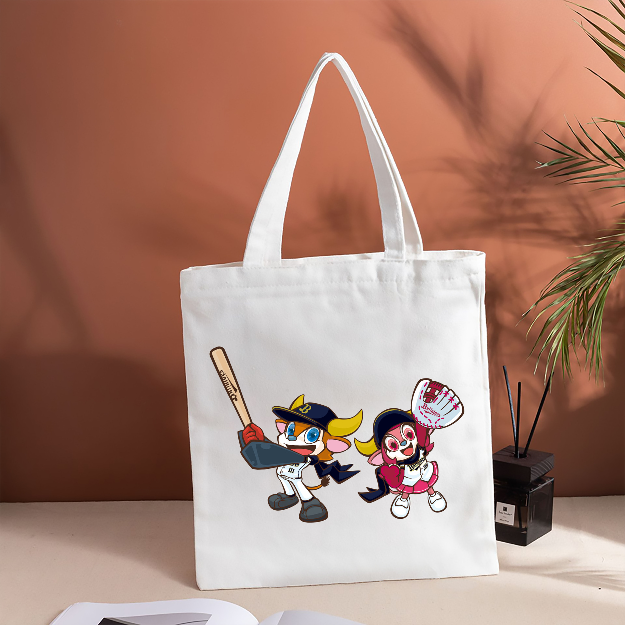 ORIX BUFFALOES MASCOT BUFFALO BULL BUFFALO BELL BAT GLOVE APPLICATION SYMBOL 2019 Logo