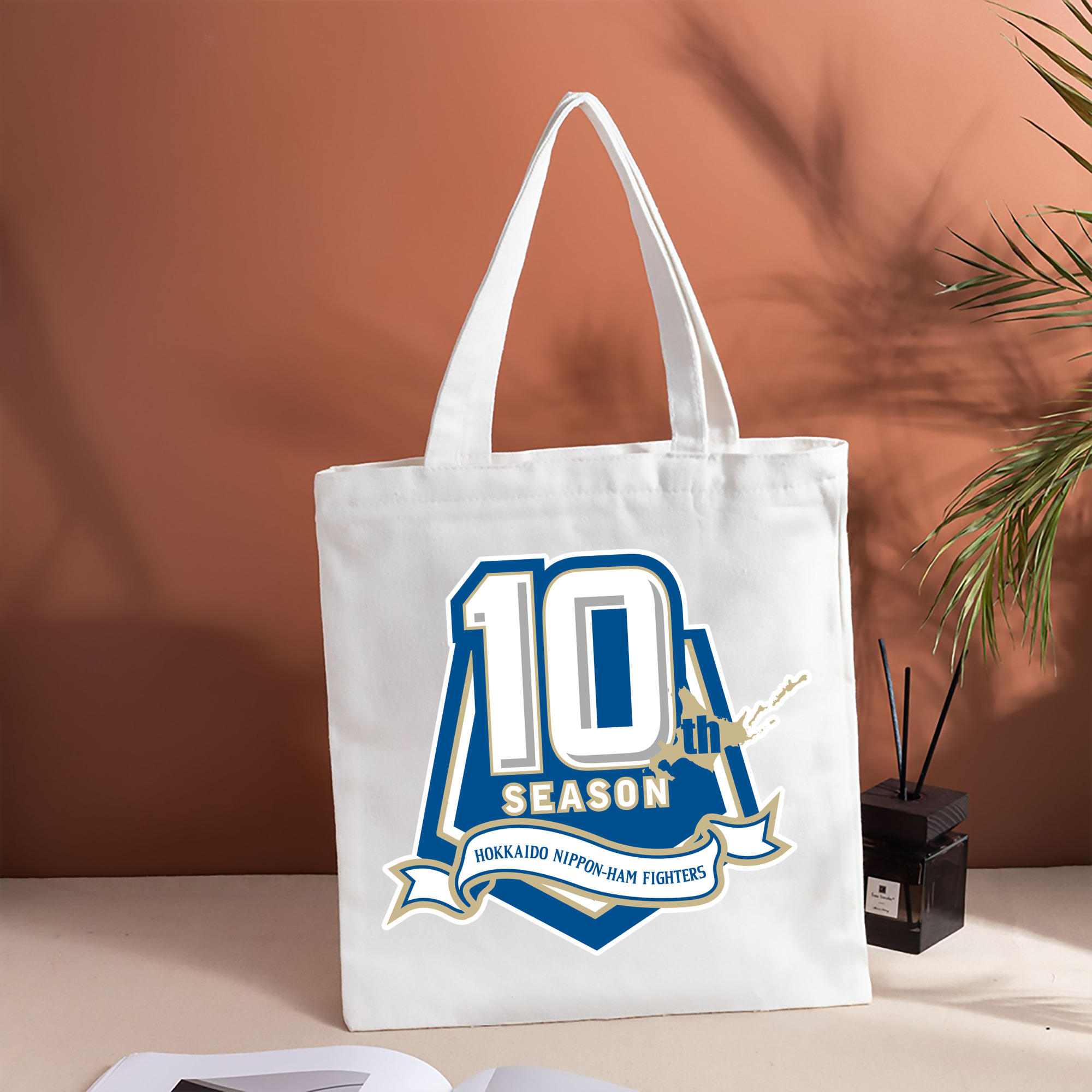 HOKKAIDO NIPPON-HAM FIGHTERS 10TH SEASON ANNIVERSARY Logo