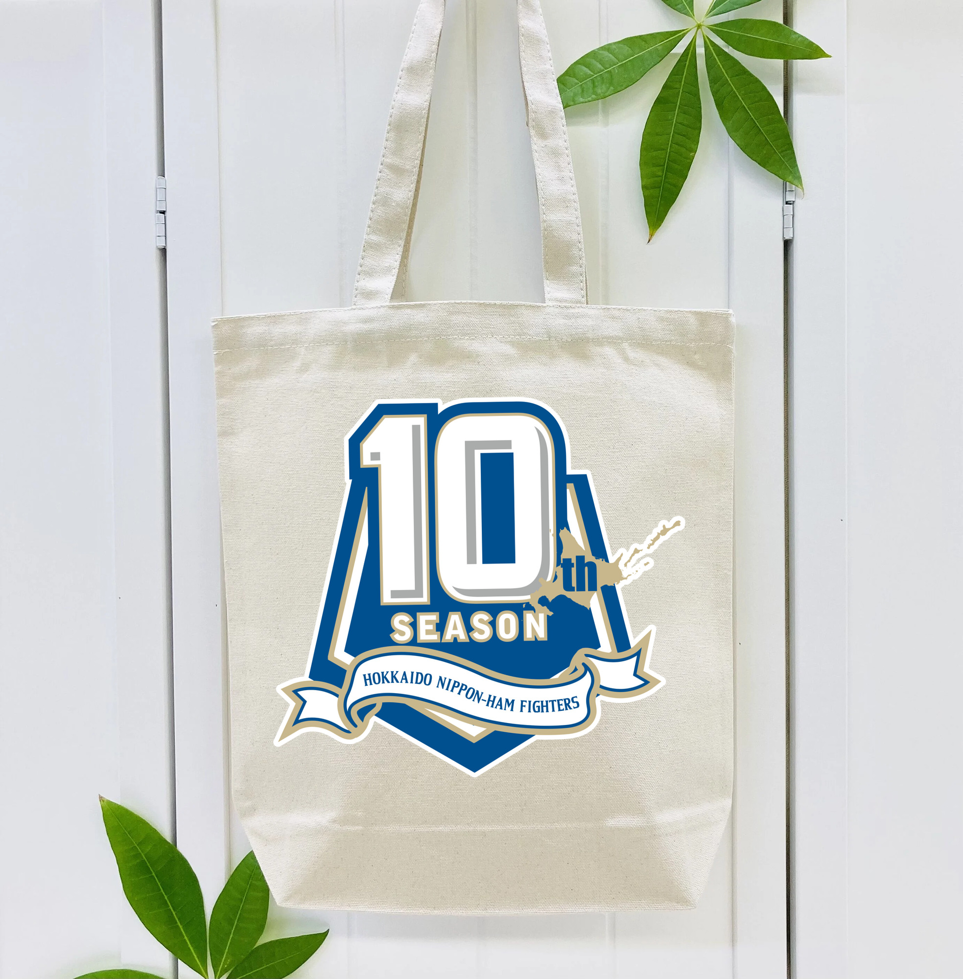 HOKKAIDO NIPPON-HAM FIGHTERS 10TH SEASON ANNIVERSARY Logo