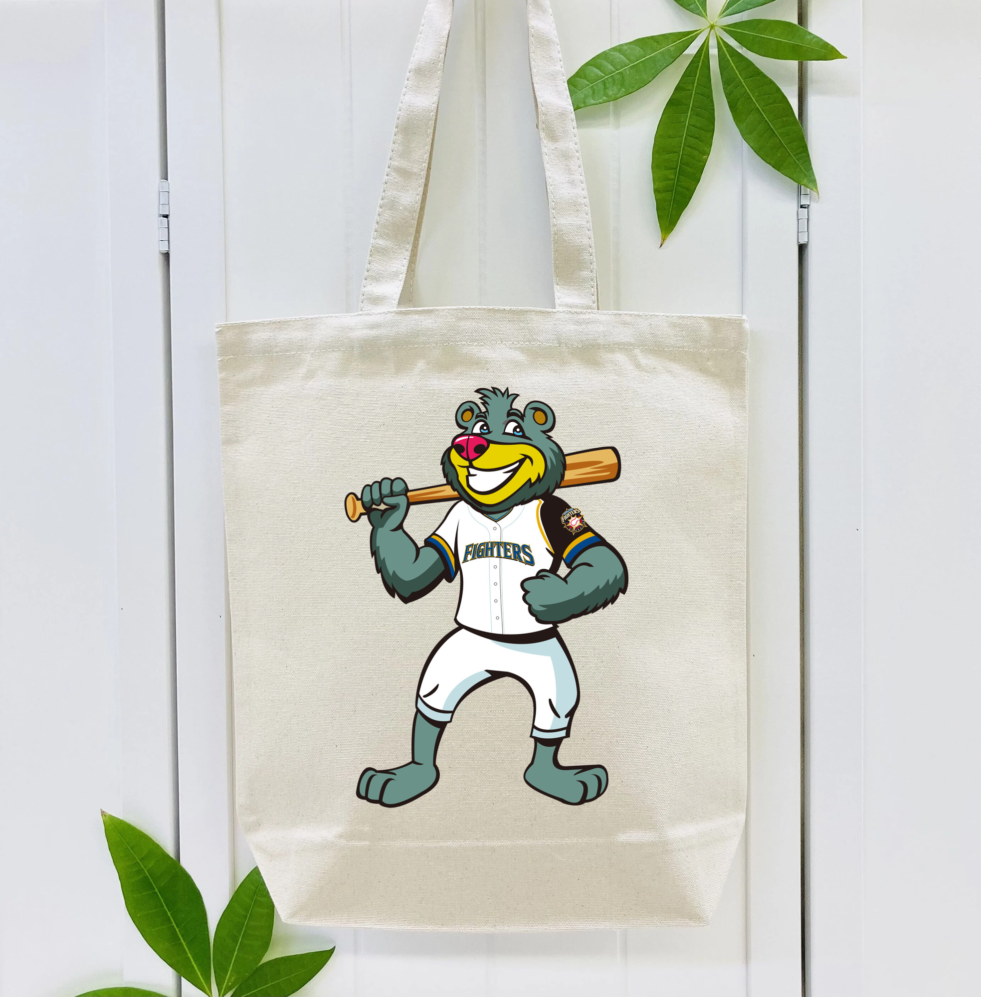 HOKKAIDO NIPPON-HAM FIGHTERS MASCOT BRISKY THE BEAR 2004 ORIGINAL Logo