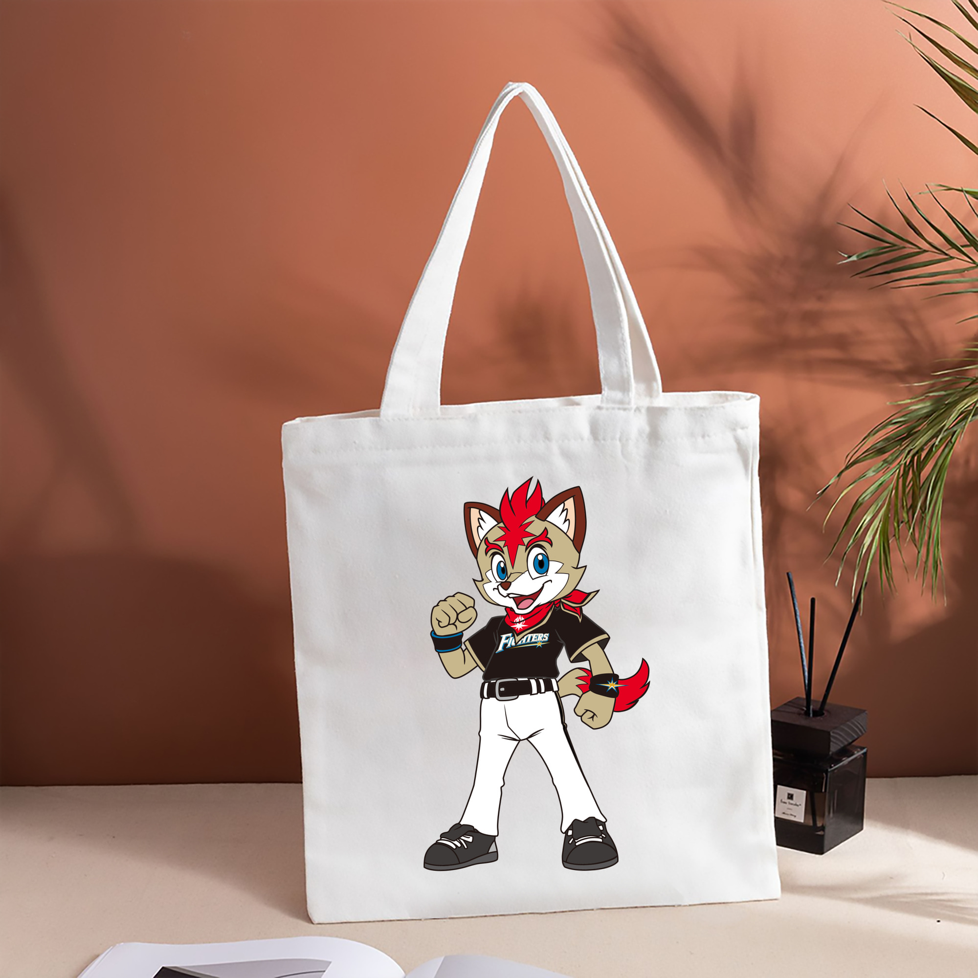 HOKKAIDO NIPPON-HAM FIGHTERS MASCOT FREP THE FOX AWAY UNIFORM Logo