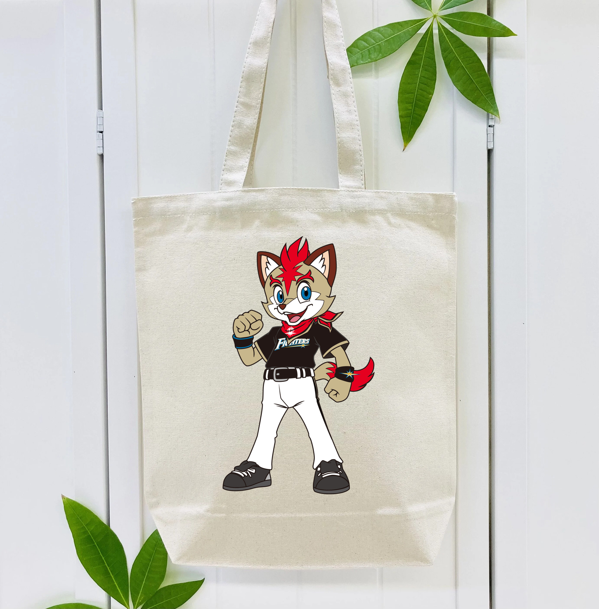 HOKKAIDO NIPPON-HAM FIGHTERS MASCOT FREP THE FOX AWAY UNIFORM Logo