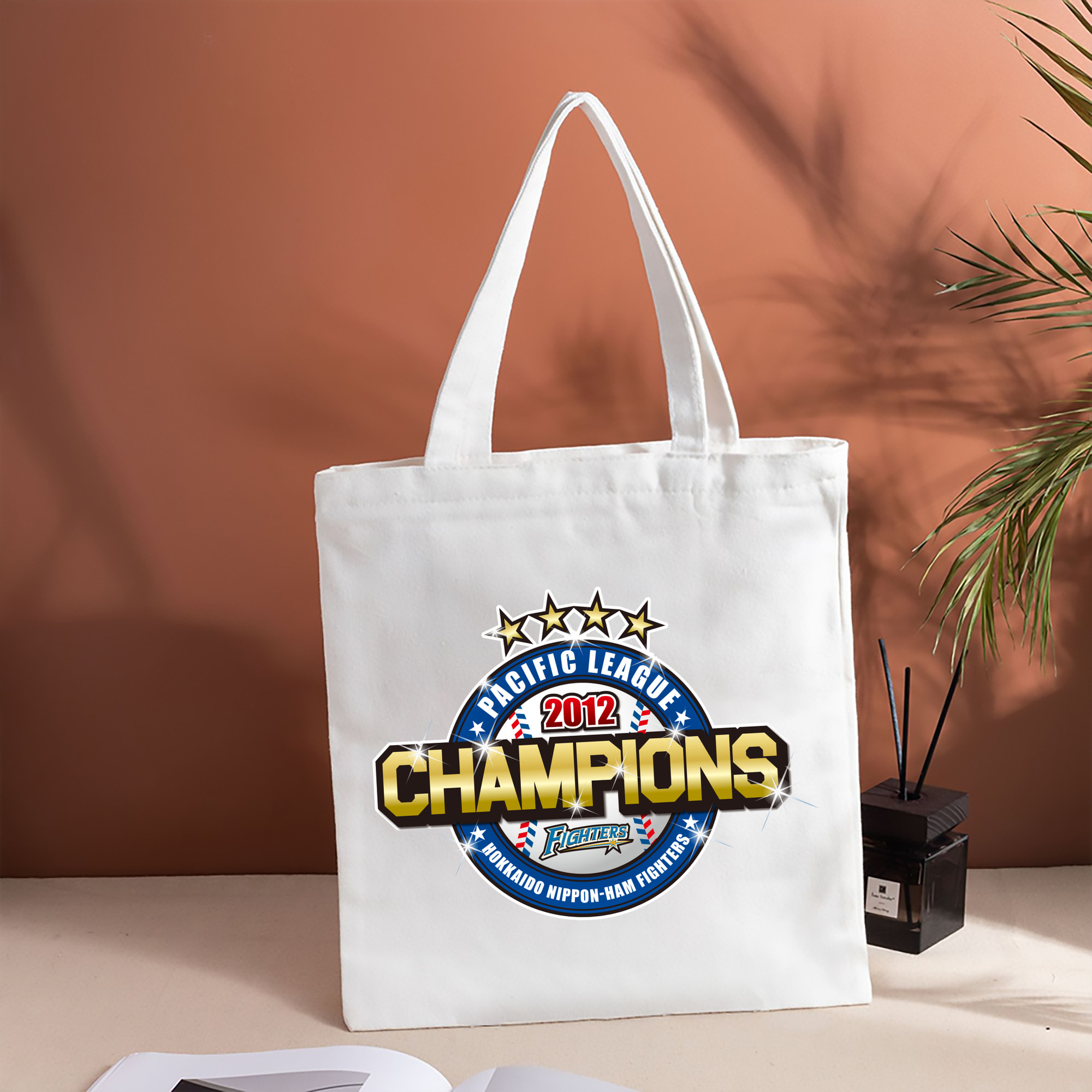 HOKKAIDO NIPPON-HAM FIGHTERS 2012 PACIFIC LEAGUE CHAMPIONS EMBLEM Logo