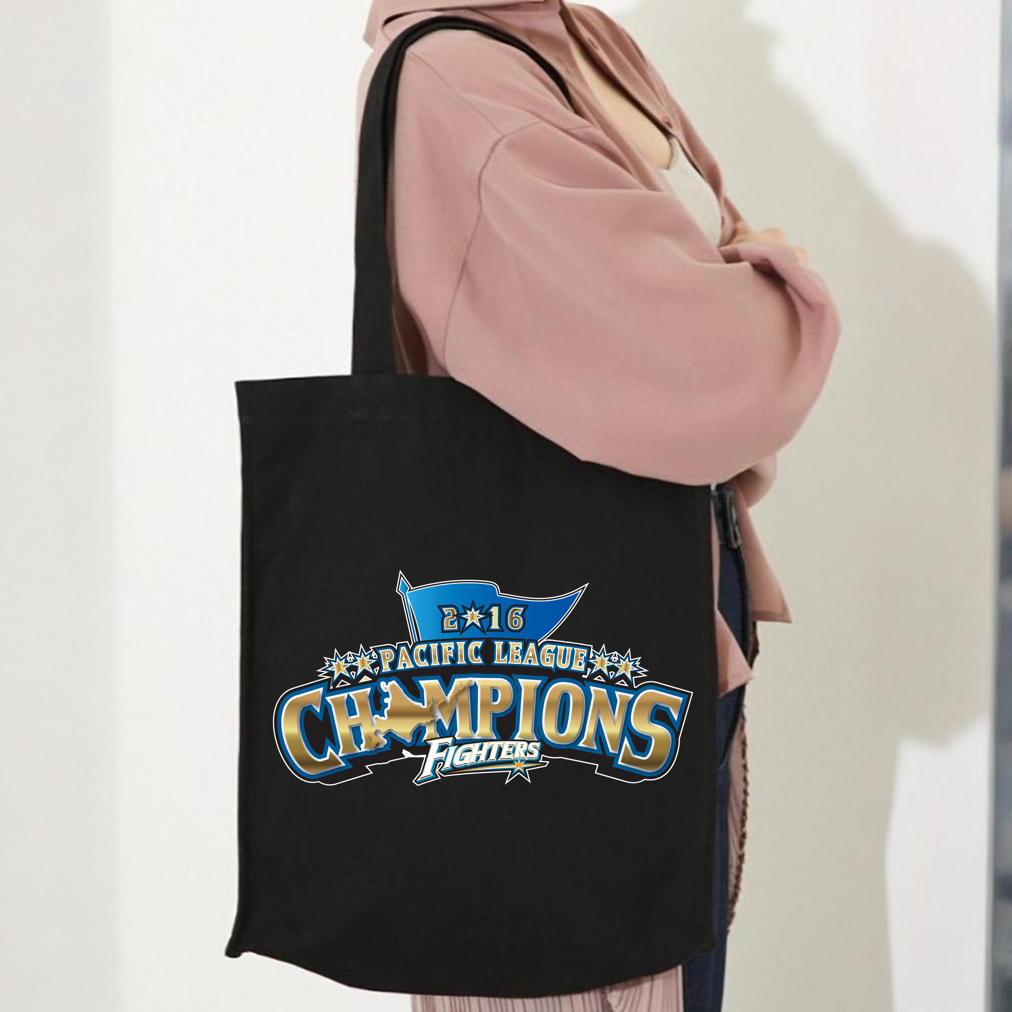 HOKKAIDO NIPPON-HAM FIGHTERS 2016 PACIFIC LEAGUE CHAMPIONS EMBLEM Logo