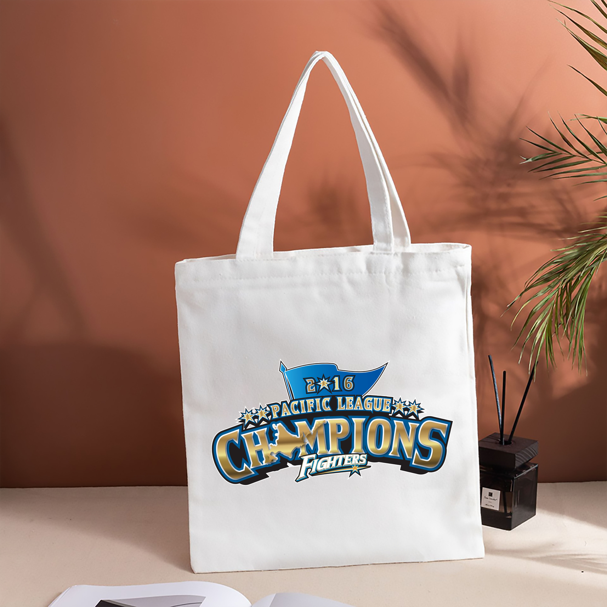 HOKKAIDO NIPPON-HAM FIGHTERS 2016 PACIFIC LEAGUE CHAMPIONS EMBLEM Logo