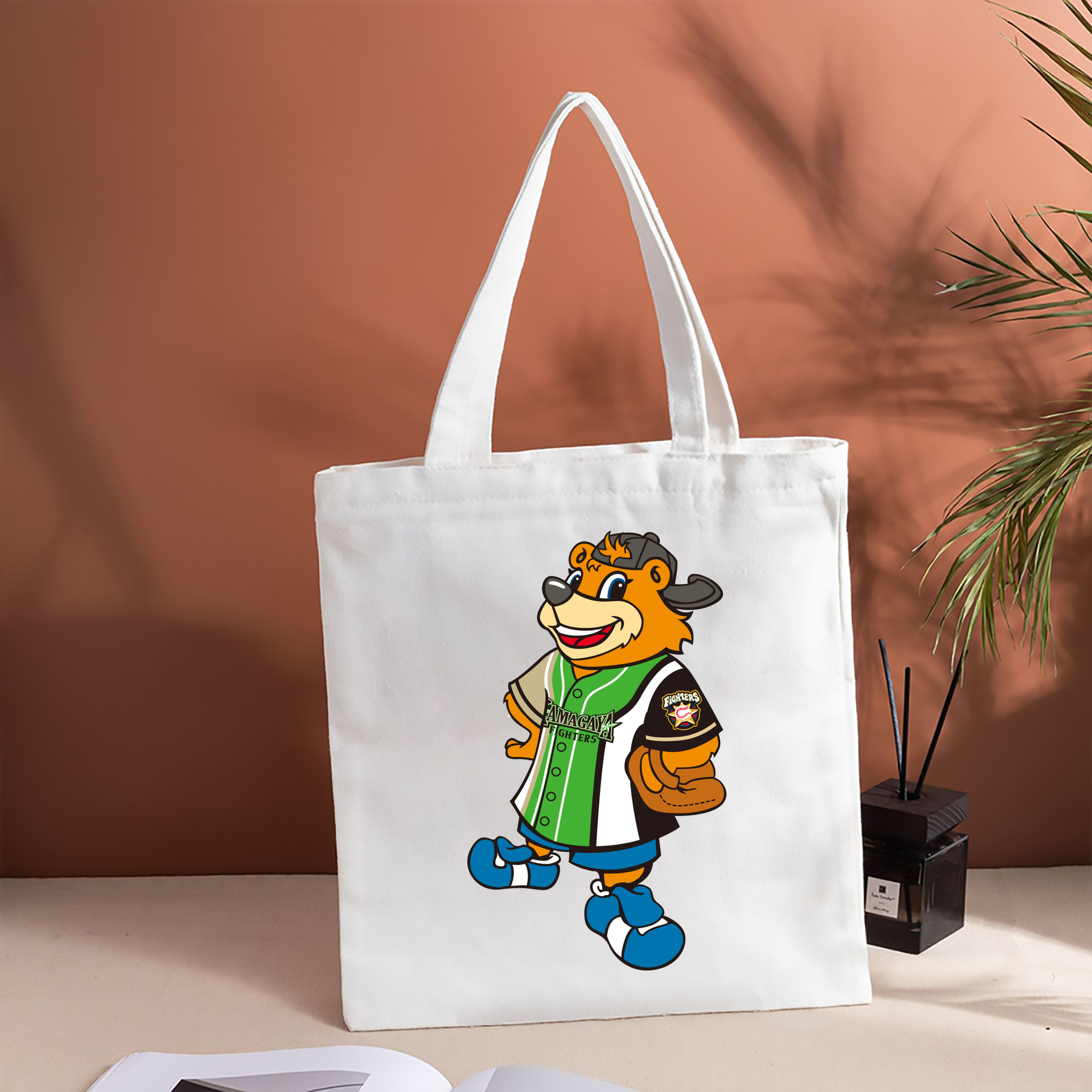 HOKKAIDO NIPPON-HAM FIGHTERS CUBBY THE BEAR KAMAGAYA FIGHTERS Logo 1