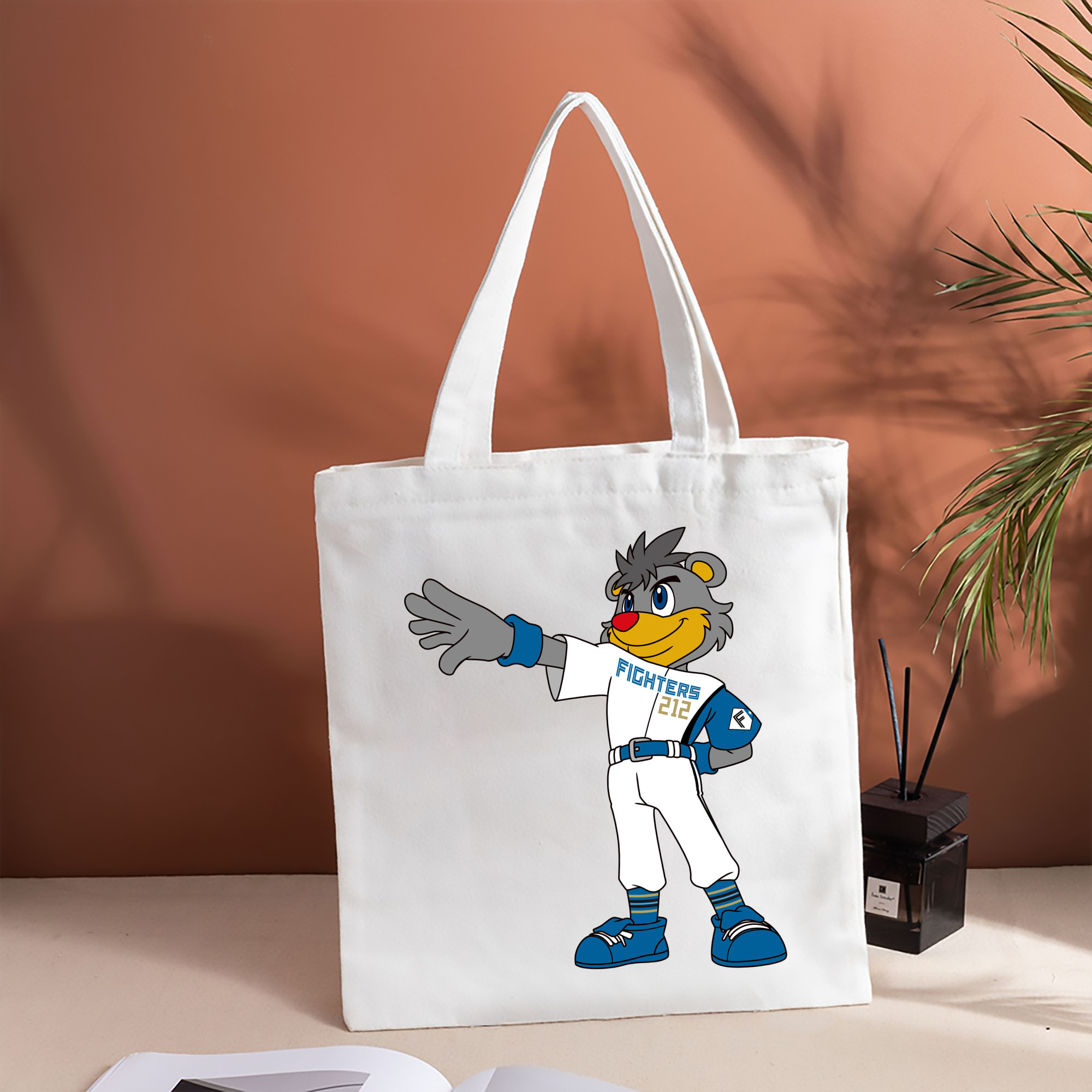 HOKKAIDO NIPPON-HAM FIGHTERS MASCOT BRISKY THE BEAR APPLICATION STARE AT GOAL 2022 Logo