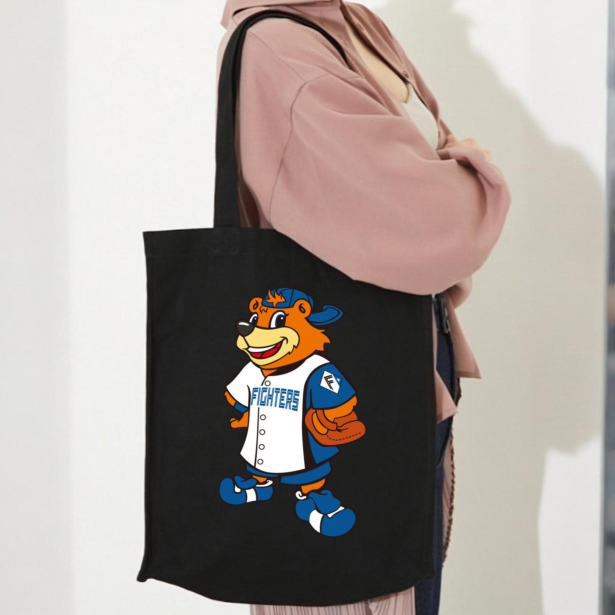 HOKKAIDO NIPPON-HAM FIGHTERS MASCOT CUBBY THE BEAR 2022 Logo