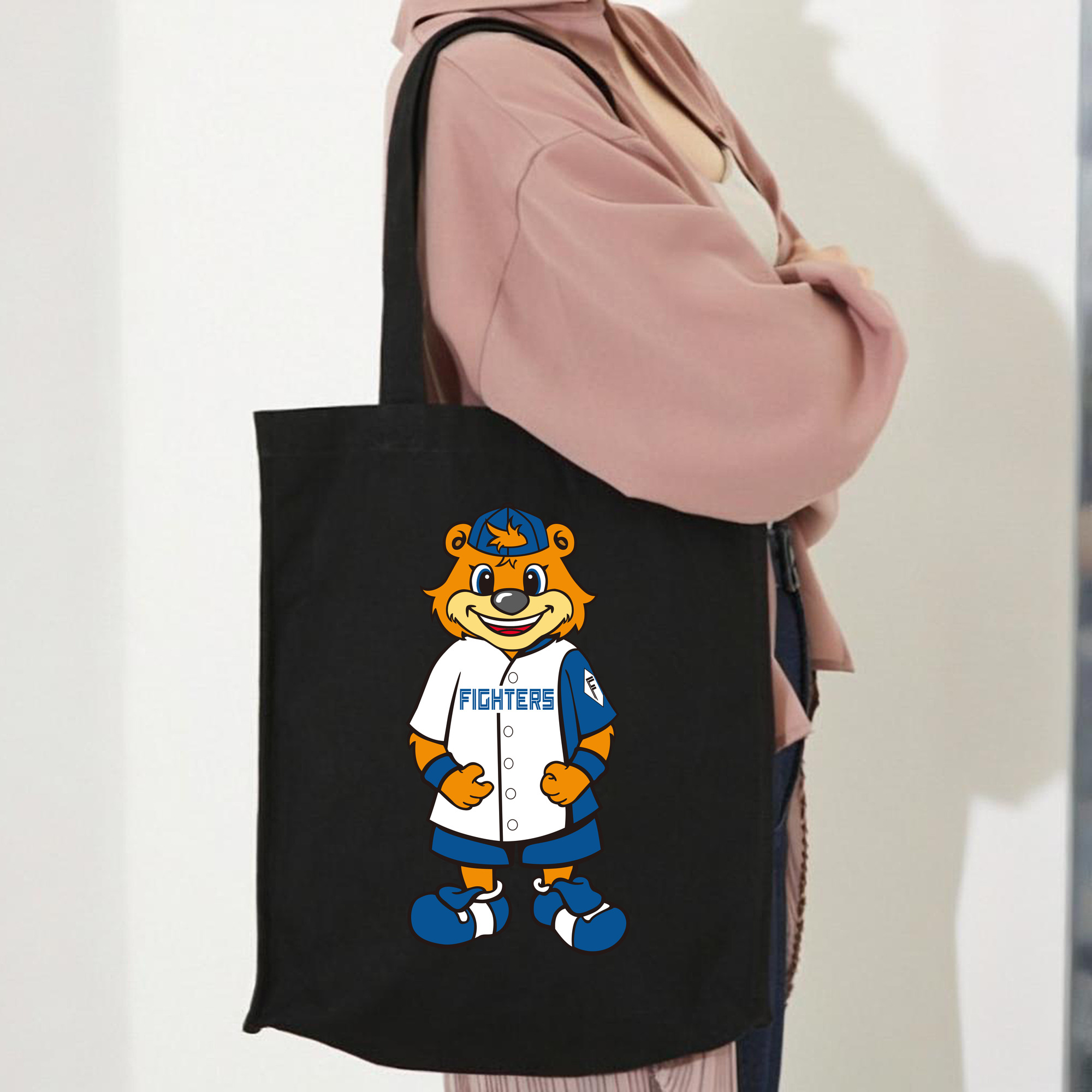 HOKKAIDO NIPPON-HAM FIGHTERS MASCOT CUBBY THE BEAR 2022 ORIGINAL Logo
