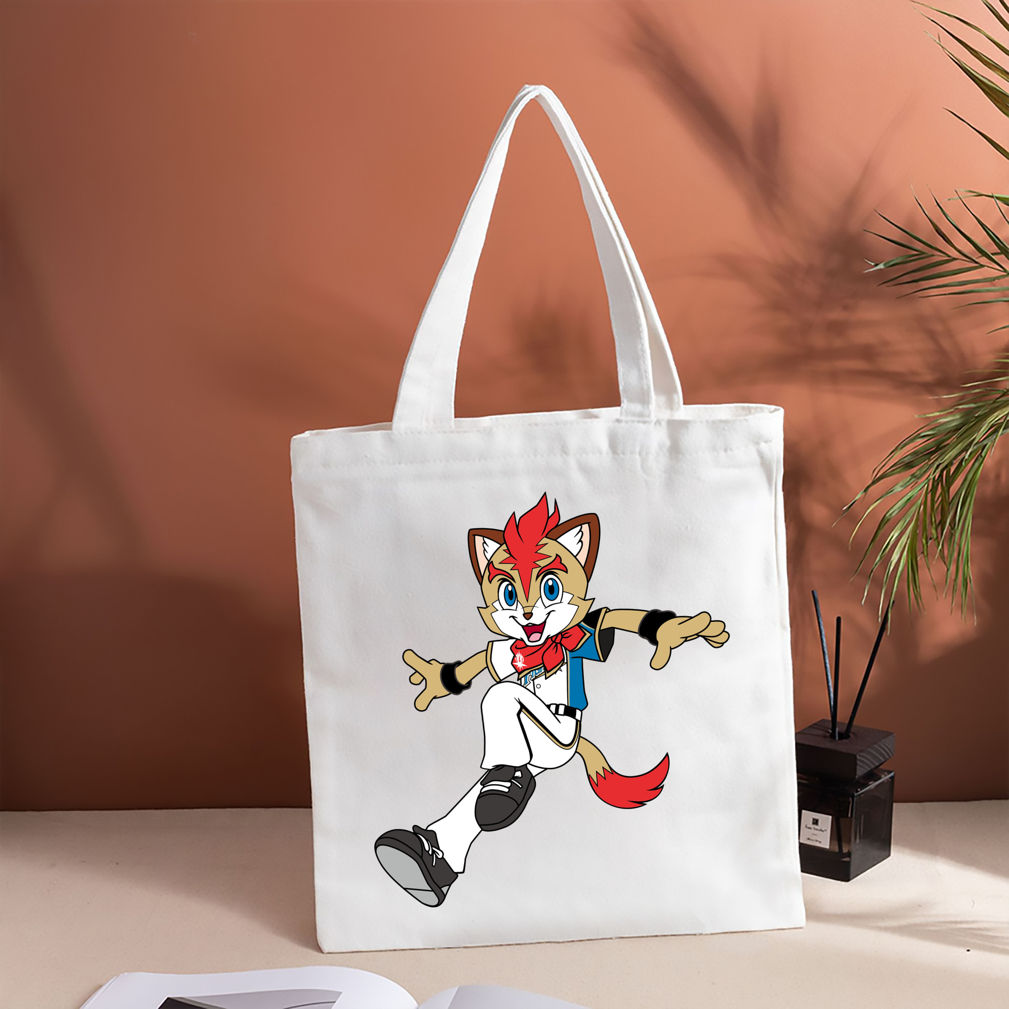 HOKKAIDO NIPPON-HAM FIGHTERS MASCOT FREP THE FOX APPLICATION JUMPING Logo