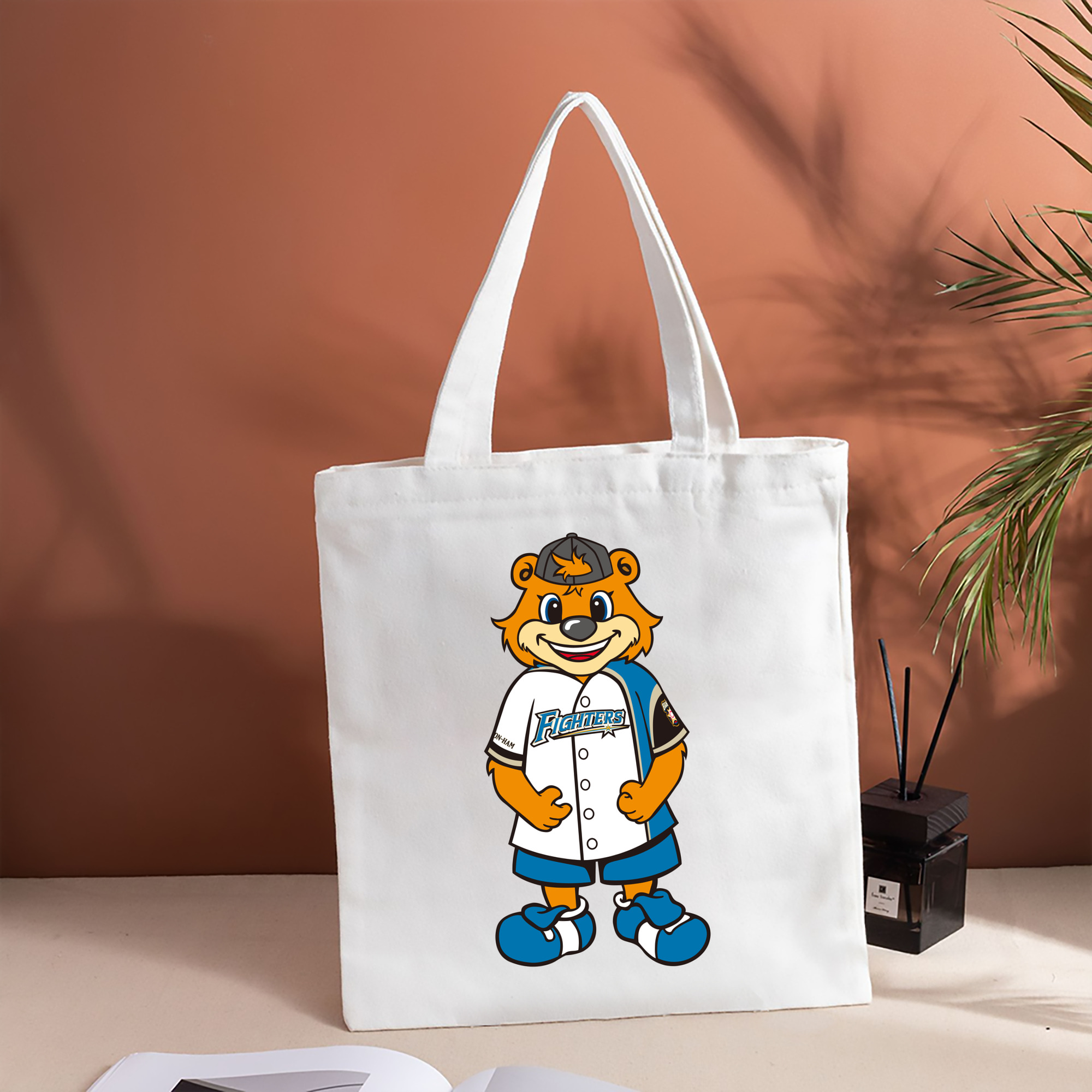 HOKKAIDO NIPPON-HAM FIGHTERS MASCOT CUBBY THE BEAR ORIGINAL Logo