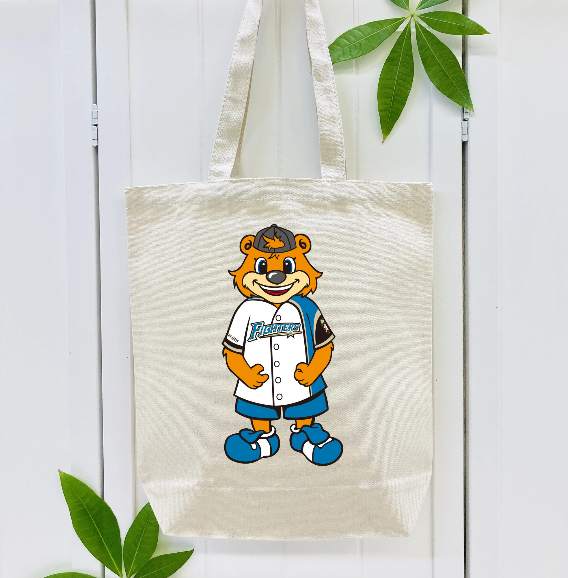 HOKKAIDO NIPPON-HAM FIGHTERS MASCOT CUBBY THE BEAR ORIGINAL Logo