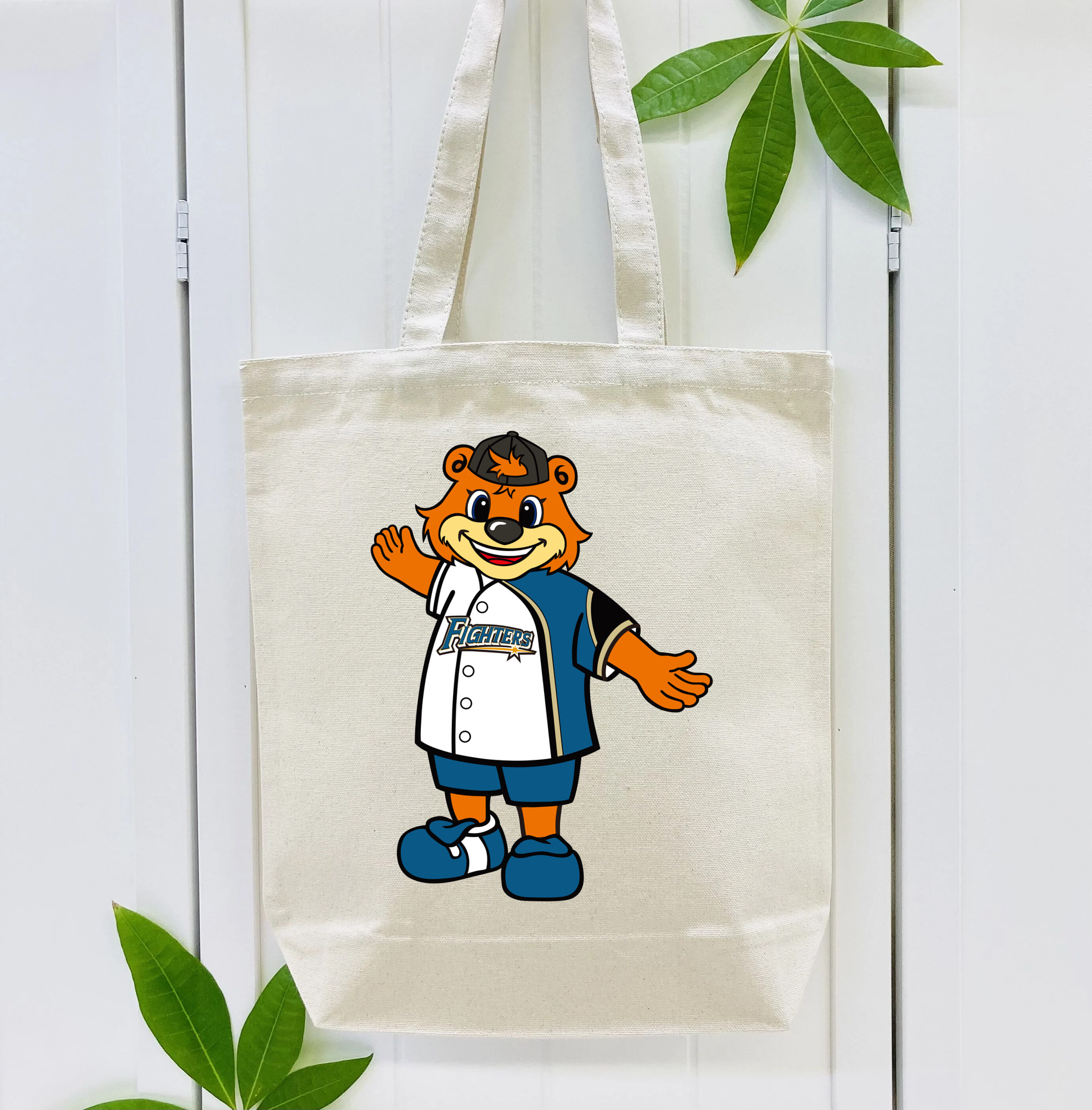 HOKKAIDO NIPPON-HAM FIGHTERS MASCOT CUBBY THE BEAR APPLICATION CONGRATULATIONS Logo