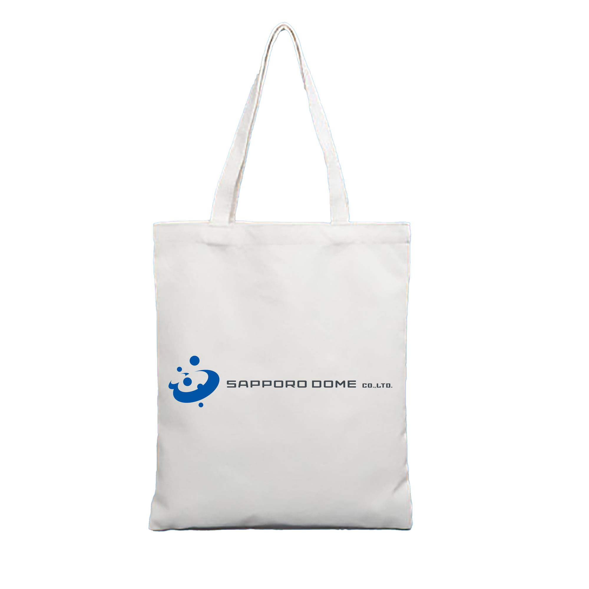 SAPPORO DOME Logo - 縦型キャンバス手提げバッグ（トートバッグ） ・ キャンバス素材 ・ ショッピング用 ・ 軽量 丈夫 お手入れ簡単