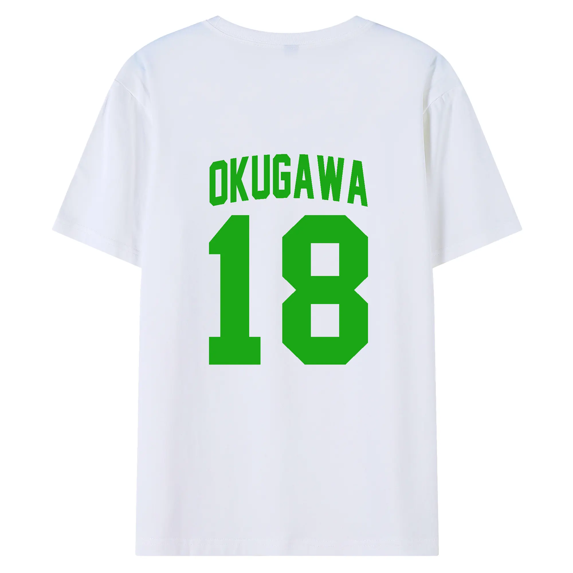 奥川恭伸選手 #18 OKUGAWA - 綿100％ 半袖Tシャツ ・ バックプリント ・ 快適 通気性 ・ 日常使い 散歩 スポーツ用
