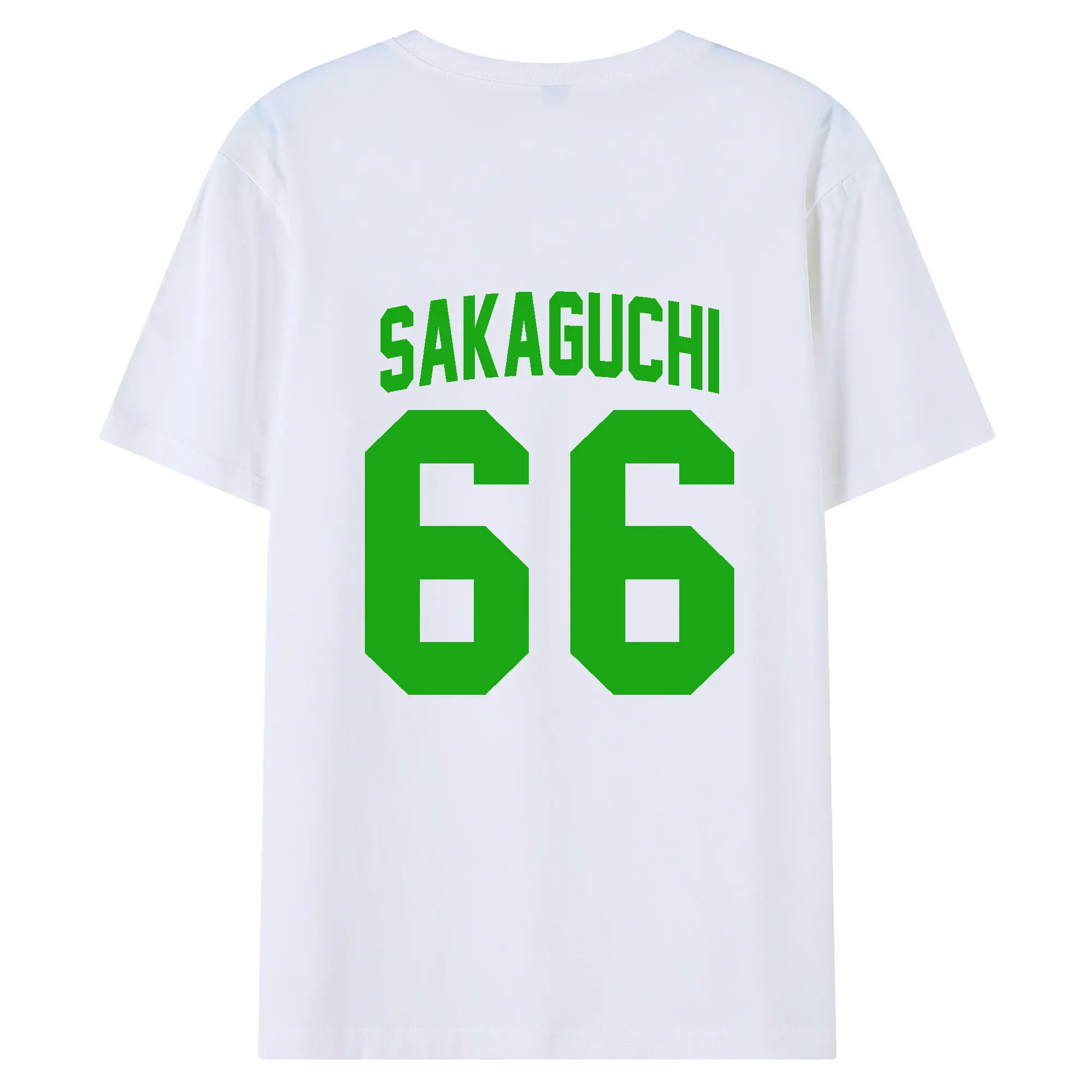阪口皓亮選手 #66 SAKAGUCHI - 綿100％ 半袖Tシャツ ・ バックプリント ・ 快適 通気性 ・ 日常使い 散歩 スポーツ用