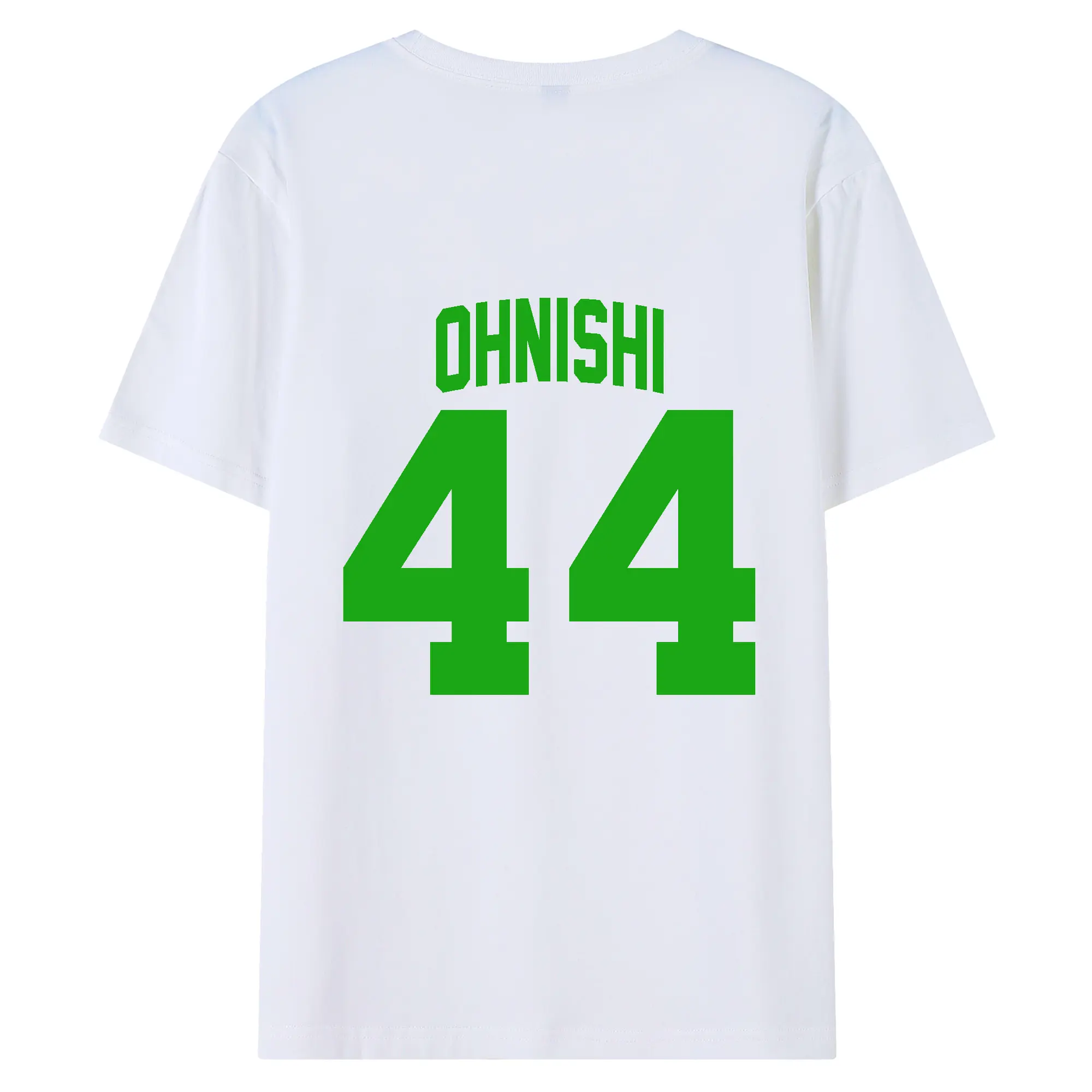 大西広樹選手 #44 OHNISHI - 綿100％ 半袖Tシャツ ・ バックプリント ・ 快適 通気性 ・ 日常使い 散歩 スポーツ用