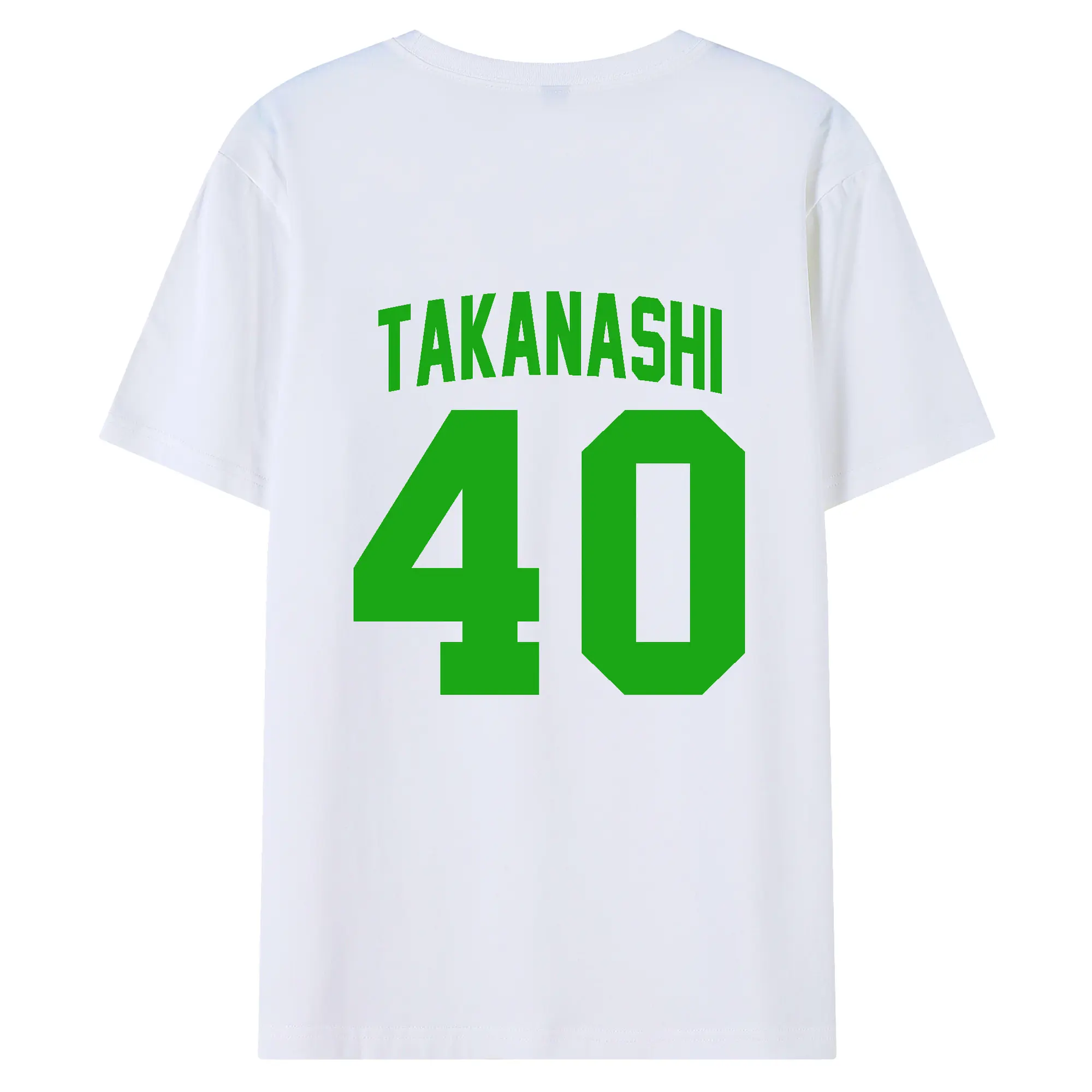 高梨裕稔選手 #40 TAKANASHI - 綿100％ 半袖Tシャツ ・ バックプリント ・ 快適 通気性 ・ 日常使い 散歩 スポーツ用