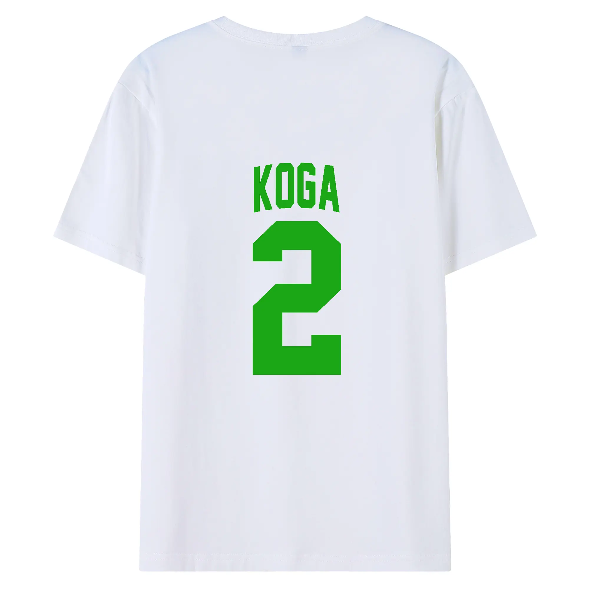 古賀優大選手 #2 KOGA - 綿100％ 半袖Tシャツ ・ バックプリント ・ 快適 通気性 ・ 日常使い 散歩 スポーツ用
