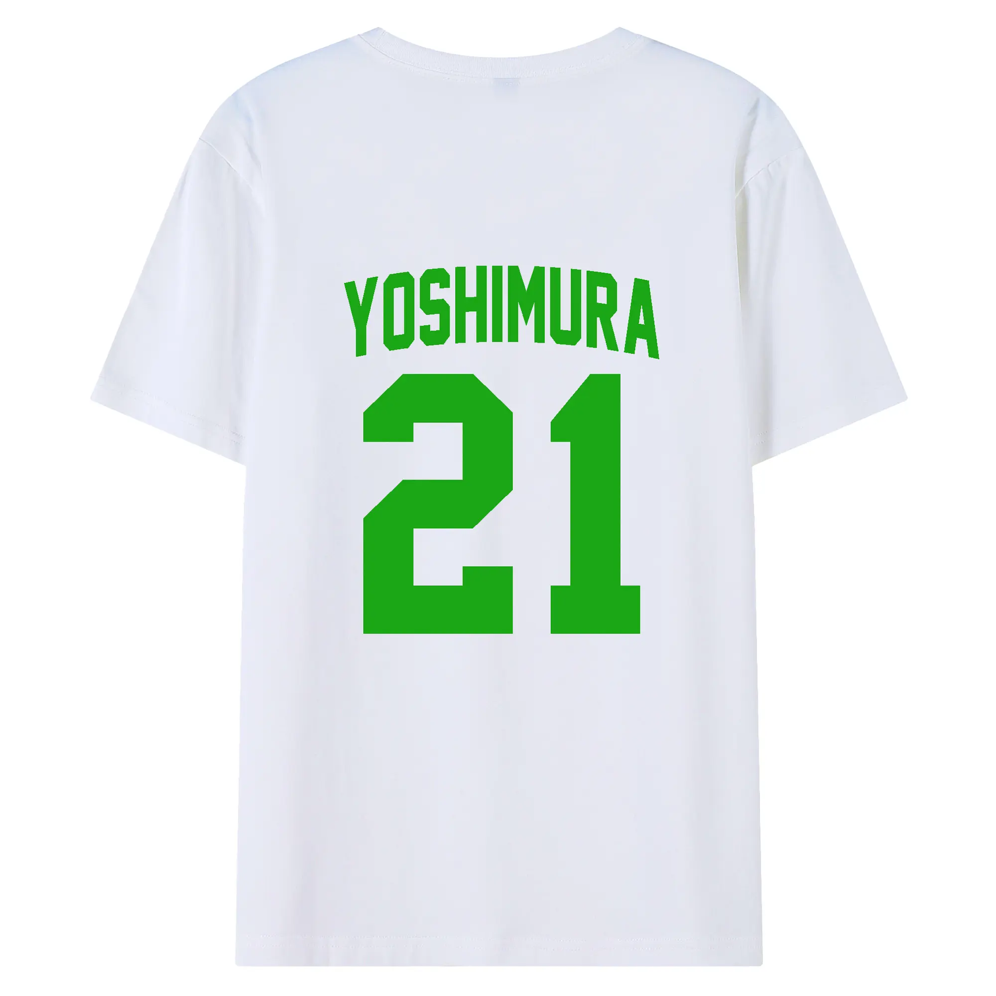 吉村貢司郎選手 #21 YOSHIMURA - 綿100％ 半袖Tシャツ ・ バックプリント ・ 快適 通気性 ・ 日常使い 散歩 スポーツ用