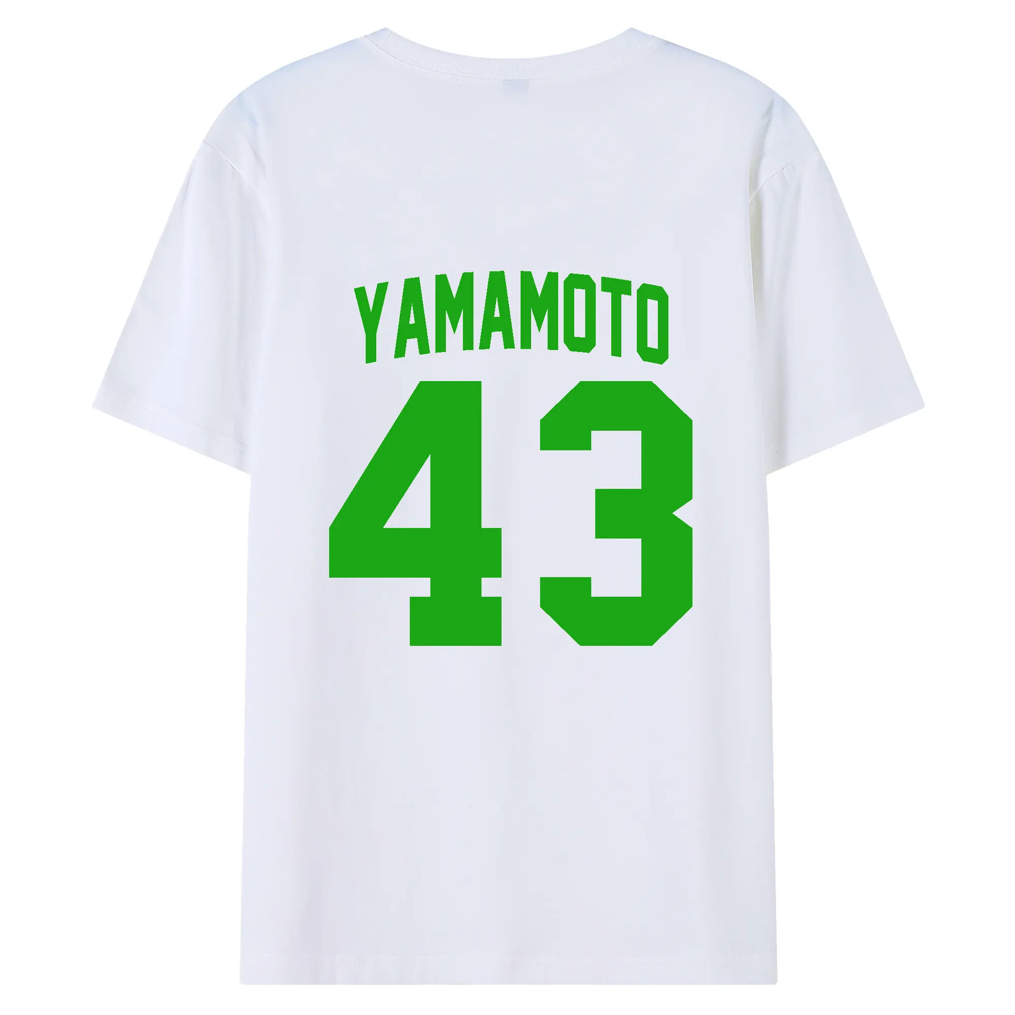 山本大貴選手 #43 YAMAMOTO - 綿100％ 半袖Tシャツ ・ バックプリント ・ 快適 通気性 ・ 日常使い 散歩 スポーツ用