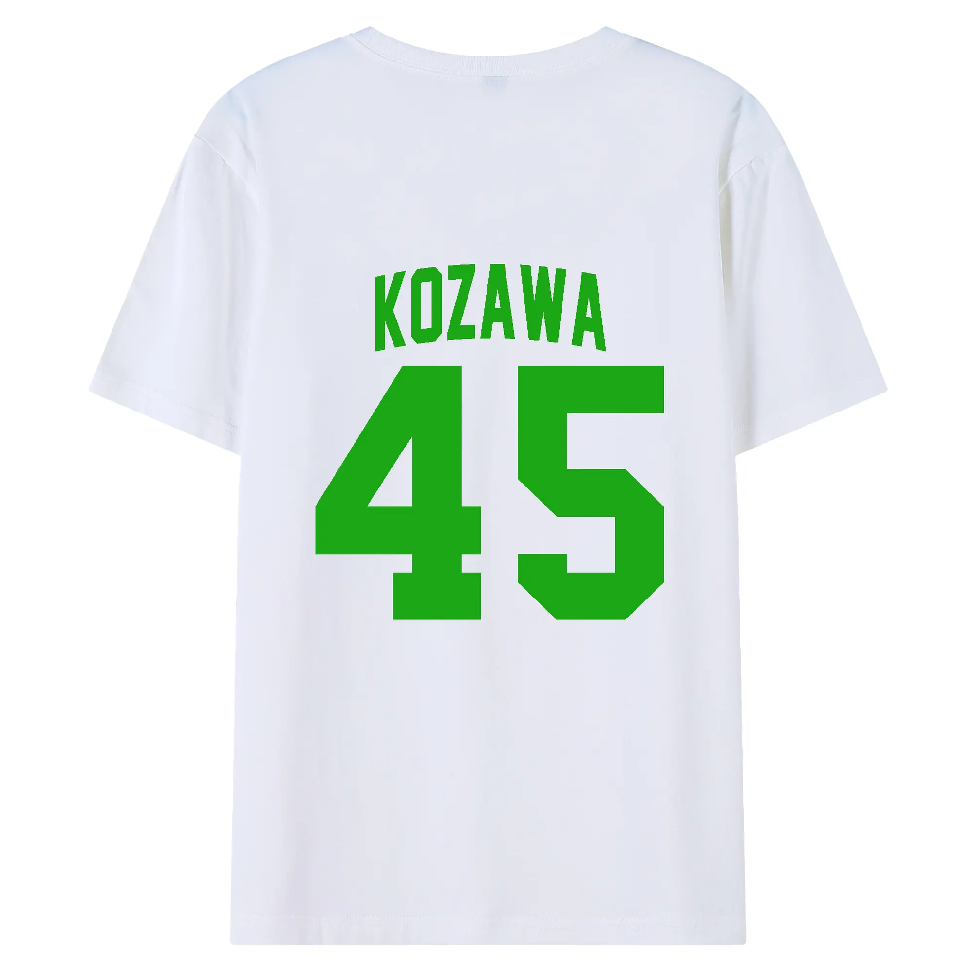 小澤怜史選手 #45 KOZAWA - 綿100％ 半袖Tシャツ ・ バックプリント ・ 快適 通気性 ・ 日常使い 散歩 スポーツ用